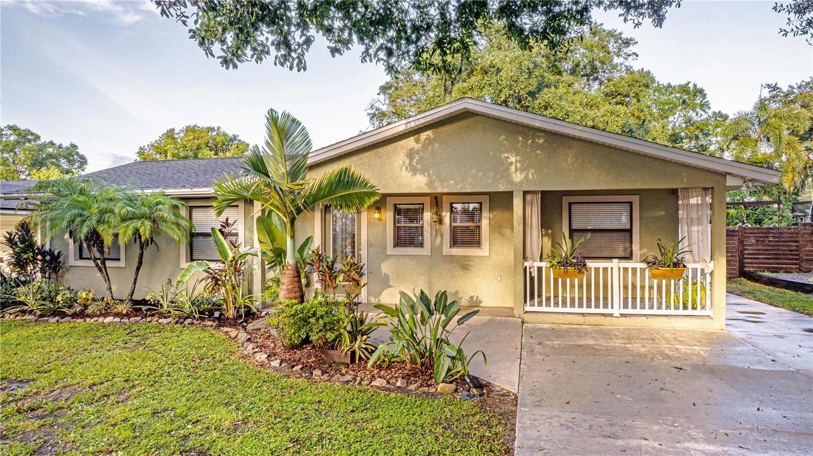 REMODELED HOME WITH DETACHED IN-LAW.........this beauty has updated ELECTRICAL, updated PLUMBING, newer WINDOWS/DOORS, newer light fixtures/fans, BRAND NEW ROOF BEFORE CLOSING W/ TRANSFERABLE WARRANTY. This kitchen is CUSTOM with a design you won't see often.....recessed appliances, cabinets that crown the ceiling, chic pull-out drawers, & a concave coffee bar. ALL APPLIANCES STAY, EVEN THE WASHER & DRYER!! Our Owner's Suite is tucked at the back of the home, tailored lit inlays, a wooden wall header, surround sound......private bath with a soaker tub & tiled shower, sit-down vanity with a fashionable window. MARKET LIGHTS ON A SWITCH & OUTLETS IN THE SOFFIT FOR HOLIDAY LIGHTING......gutters are in place, the oversized LAUNDRY could double as AN OFFICE. We have a VINYL PRIVACY FENCE WITH A BRICK-PAVERED BACK LANAI......there is also an awesome 12X21 SCREENED-IN BACK PORCH with tile floors. A beautiful Oak adds great shade & the perfect ambiance for a tropical oasis. Our detached IN-LAW APARTMENT is comprised of 2 beds (or 1 bed & living), a full bath, kitchen (all appliances stay & cabinets have the soft-close feature), private yard with pavers/turf grass, & a small garage/storage section. This abode also has its own private parking, accessible by the alley way. Two mini split a/c units are installed.....one at each bedroom, control your own temperature!! Washer/Dryer hook-ups are in place & there is rear garage storage for totes, bikes, etc. No HOA, 3+ blocks to the St. Cloud lakefront, 2 blocks to a nearby park, 15+ miles to Lake Nona, 19+ miles to OIA, 50+ miles to Melbourne Beach, great grocery options, convenient medical facilities, quaint shops & boutiques downtown within less than 2 miles, & the local U-pick Mick Farms where fresh produce is available. Combining two families, need extra space for a relative, have an adult child still at home, looking to make some monthly rental income, make sure to come take a peek at this one!!
