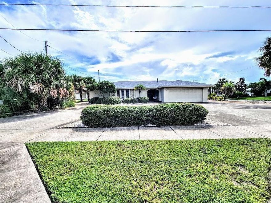 Located directly across from the world-renowned sandy beaches of the Gulf of Mexico, this Belleair Beach Beauty features 3 bedrooms and 3 bathrooms with over 2300 sf of air-conditioned space. Situated on a large 100'x100' comer lot with an oversized 2 car garage and a huge circular drive that may accommodate half-a-dozen vehicles. Beach access only steps away from the front door. Amenities include xeriscape landscaping, vinyl fencing, enclosed backyard, 2 master suites, tile floors throughout, formal living and dining plus a Florida/family room and a den with a wood-burning fireplace, both with pass-thru to the kitchen. New roof installed in 2019, solid block construction throughout. Bike to Restaurants, Shops, Sand Key Park, Belleair Beach Marina, Belleair Causeway, and more. Nestled among multi-million-dollar Estates, this beautiful house is ready for occupancy effective July 1, 2025, for three (3) months at $5,295.00/Mo up to an entire year at $4,995.00/Mo. Currently tenant occupied, therefore minimum 24-hour notice required for showing.
