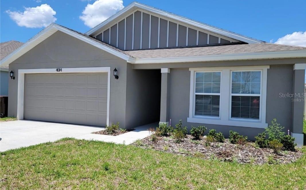 Looking for a beautiful, modern, cozy, and affordable new home in a quiet area? Welcome to Haines City, in Hammock Reserve, off Highway 27 and 3 minutes from Walmart. Featuring a whole-home air purification system, this is a great rental opportunity. Featuring 4 bedrooms, 2 bathrooms, a 2-car garage, and money-saving solar panels, this home offers a spacious and open floor plan that integrates the living room, dining room, and kitchen, perfect for entertaining and gatherings. The master bedroom is located at the back of the home, providing privacy and tranquility. The covered back porch and granite countertops in the kitchen and bathroom provide spaciousness, quality, and durability. The community features a social area where you'll enjoy recreational and relaxing spaces with your family. It features a pool you'll love, a dog park, and trails. Schedule your appointment to visit!