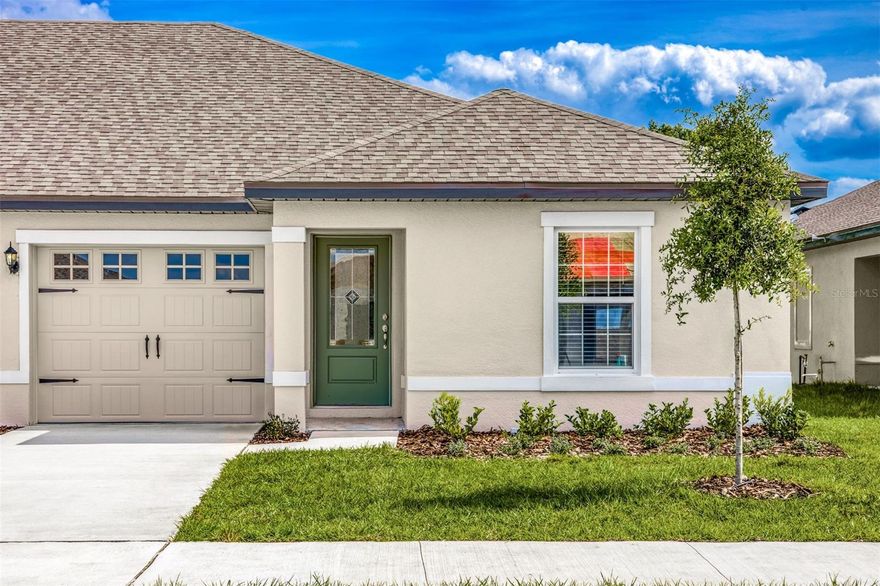 Reduced Price! Beautiful Ibis Home Backing to a Nature Preserve in Gum Lake Preserve

Introducing the Ibis floor plan, a charming 2-bedroom, 2-bathroom home designed for easy living and modern comfort — now available at a reduced price! Perfectly situated in the scenic Gum Lake Preserve community, this home offers not only stylish finishes and a functional layout, but also the added privacy and beauty of being backed up to a peaceful nature preserve.

Step inside through the covered front porch into a spacious, open-concept living and dining area, perfect for relaxing or entertaining. The thoughtfully designed kitchen features granite countertops, white wood cabinetry, brand-new stainless steel Whirlpool appliances, and a breakfast bar that provides extra seating and serving space.

The master suite, privately located at the rear of the home, offers carpeted flooring, a large walk-in closet, and a private en-suite bathroom. The second bedroom, also carpeted, offers flexibility for guests, a home office, or additional living space.

Throughout the main living areas, you’ll find durable luxury vinyl flooring. Energy-efficient features include double-pane insulated low-emissivity windows, a programmable thermostat, and blinds installed on all front-facing windows. Step out back and enjoy serene views of the nature preserve, creating the perfect backdrop for peaceful mornings and quiet evenings. The front yard is professionally landscaped, adding extra charm to the home’s curb appeal.

Living in Gum Lake Preserve means enjoying a true lakeside community lifestyle. Amenities include a boat ramp with access to Gum Lake, a future fishing dock, nature trails perfect for evening walks, picnic areas by the pond, and a playground for family fun. Conveniently located just minutes from I-4, commuting to Tampa or Orlando is quick and easy, offering the best of both outdoor tranquility and city convenience.

Take advantage of this incredible opportunity and savings—schedule your private tour of the Ibis today!