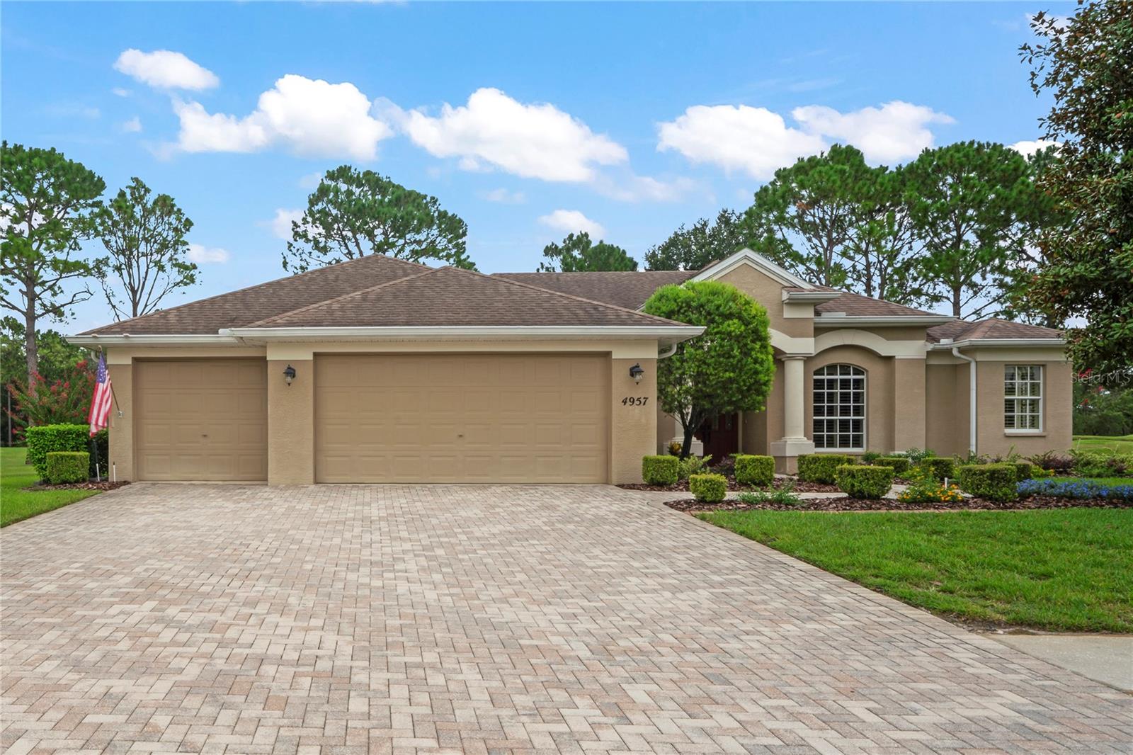 Immaculate One-Owner Home in a Prestigious Gated Golf Community!
Welcome to your dream home! This beautifully maintained 4 bedroom, 3.5-bath residence with a 3 car garage offers 2,501 sq. ft. of comfortable living space on a private half-acre lot. Step outside to your own backyard oasis featuring a sparkling swimming pool, lush new landscaping (2025), and serene golf course views- perfect for relaxing or entertaining.
Inside, you'll love the open split floor plan, plantation shutters throughout, and spacious bedrooms designed for comfort and privacy. The home has recently been updated with new carpet (2025) and a newer hot water heater, offering no-hassle and move-in readiness.
Nestled on a quiet cul-de-sac in a peaceful, highly sought after community, this property combines luxury with convenience. You're just minutes from shopping, dining, and the Suncoast Parkway (589), making Tampa International Airport about 45 minutes away.
Don't miss this rare opportunity to own a pristine home in one the area's most desirable neighborhoods- where every day feels like a vacation.