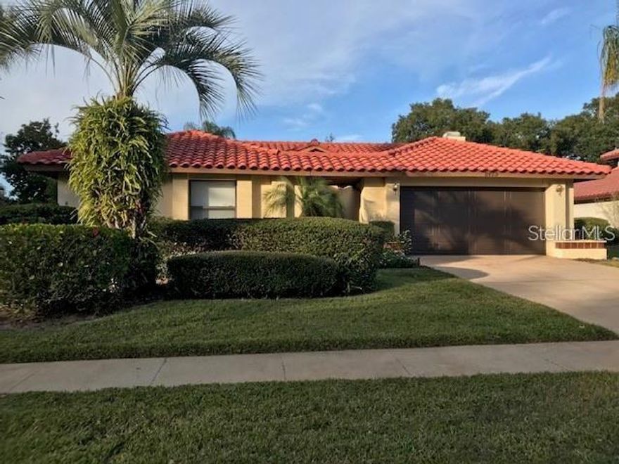 Community of Granada Villa's in Dr. Phillips.  Three Bedrooms, Two and One-Half Baths. Split plan,  the Master Suite in the back with stand alone tub, double sinks, shower and toilet room.  Kitchen has stainless steel appliances and french doors to the back private patio and pool.
Close to restaurant row, shopping and entertainment. Washer/Dryer is in the two car garage.  Pool and lawn service included.  Tenant responsible for trimming shrubs in the patio area.   Community Tennis Courts and park area.