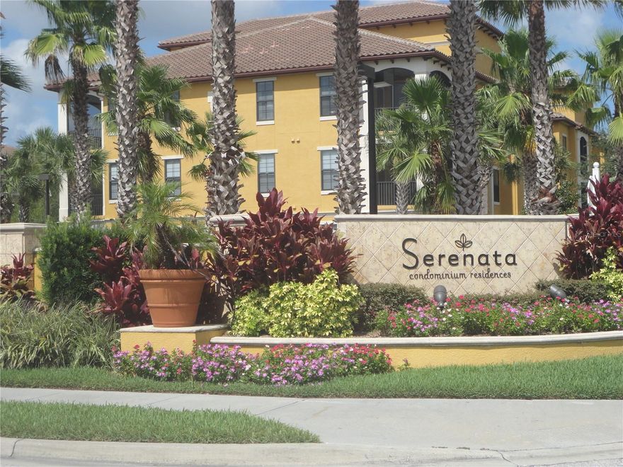 Serenata condominium is a gated community  with a resort-style setting, centered around a scenic lake with fountains and a walking path.
The property offers a 24-hour fitness center, a heated swimming pool with a sundeck, lighted tennis courts, a resident clubhouse with a game room, free Wi-Fi, and a library.
Ideally located off University Boulevard, it provides convenient access to shopping malls, dining, SRQ Airport, and the beautiful Gulf Coast beaches.
This unfurnished 2-bedroom, 2-bath condo is on the third floor and features an open floor plan with soaring 10-foot ceilings, oversized hurricane-resistant windows, quality appliances, built-in shelves, a laundry room, and a screened lanai with an attached storage room.
Each bedroom includes a spacious walk-in closet and brand-new carpeting.
It’s a great investment opportunity, especially if you’re not quite ready to retire.
Downtown Sarasota and St. Armand's Circle are just minutes away.