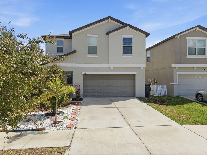 Nearly new 4-bedroom home in the highly sought-after Shell Cove community.
Built in 2021, this spacious 4-bedroom, 2.5-bath home offers the perfect blend of modern design and everyday comfort. The open-concept main living area creates a natural flow between the kitchen, dining, and living spaces, making it ideal for entertaining guests or enjoying quiet evenings at home.
Upstairs, you’ll find a private owner’s suite, three additional bedrooms, and a flexible loft space perfect for a home office, media room, or play area. Large windows bring in abundant natural light, giving the home a bright and welcoming atmosphere throughout.
Step outside to a generous backyard ready for weekend gatherings, grilling, or simply enjoying Florida’s beautiful weather. The two-car garage and modern layout make daily living effortless.
Located in Shell Cove, residents enjoy a peaceful neighborhood setting while still being minutes from I-75, shopping, dining, schools, and the Tampa Bay waterfront.
If you've been waiting for a newer home with space, style, and convenience — this is the one. Homes in this community don’t stay available for long. Schedule your showing before it's gone.