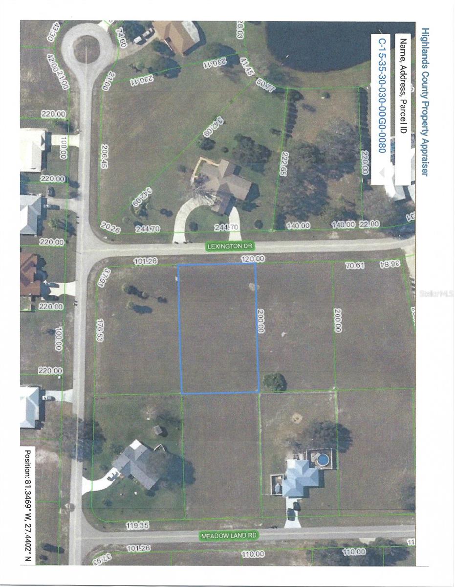 Beautiful location to build. Convenient to Sebring Regional Airport and Sebring International Raceway. Lot is cleared, paved road, Water available, septic needed. 120' x 200' -- .55 Acre. Spring Lake Dist. Mtn. maintains the water service. Vacant Parcels are mowed by the Dist. Mtn. unless owner keeps parcel maintained. Beautiful maintained community! So much to do in the local area of Sebring and Lake Placid. Shopping is convenient and offers many options as well as a variety of restaurants.