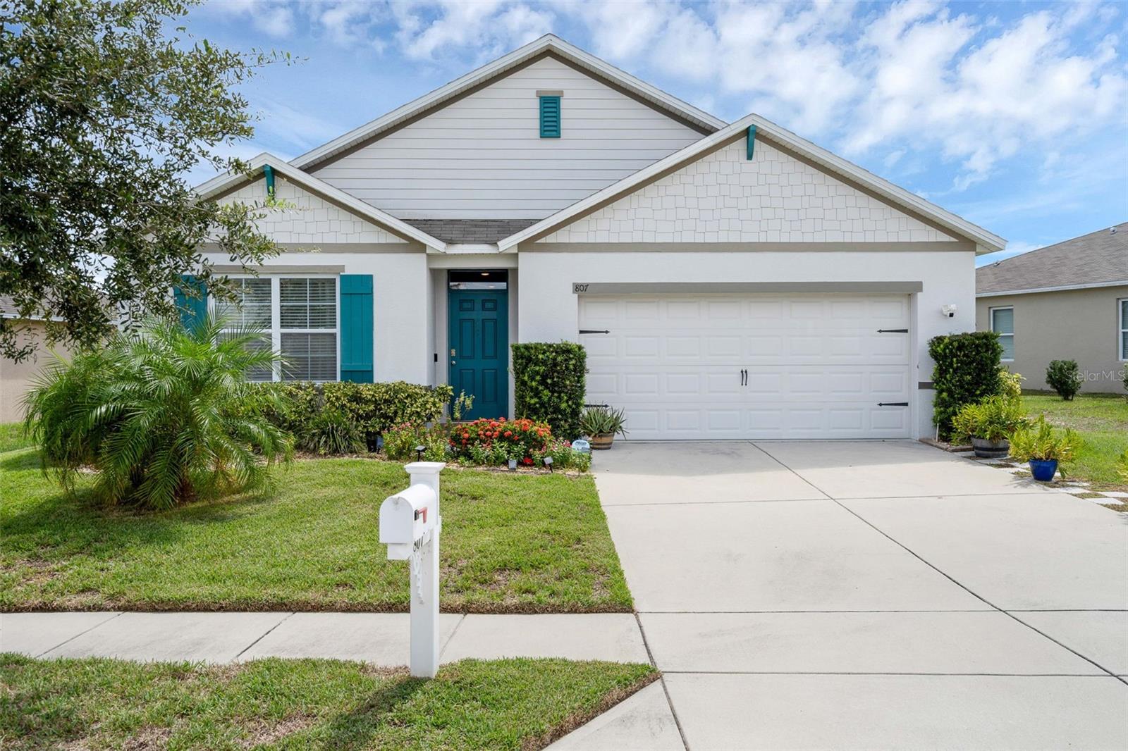 Welcome home to this inviting 4-bedroom, 2-bathroom residence in the community of Chanler Ridge.
Step inside through the spacious foyer and into the open-concept living area, where the living room, dining space, and kitchen seamlessly flow together—perfect for both everyday living and entertaining. The kitchen is the heart of the home, featuring a large center island with additional seating, a pantry, and plenty of countertop space for meal prep.
Tucked away at the back of the home, the primary suite offers privacy and comfort with a generous walk-in closet and a beautifully appointed bathroom complete with dual sinks and a stand-alone shower. Toward the front of the home, you’ll find three additional bedrooms and a full bath with a tub/shower combo—ideal for family, guests, or a home office.
From the living area, sliding glass doors open to a screened-in patio that overlooks the backyard with peaceful pond views, creating the perfect spot to relax and unwind. Additional features include a whole-house water purification system, an inside laundry room, and a 2-car garage. This home also comes equipped with solar panels on an assumable lease, giving you the opportunity to enjoy eco-friendly living and energy savings right away.
Conveniently located near major highways, shopping, and dining, this home combines comfort, efficiency, and lifestyle in one perfect package.