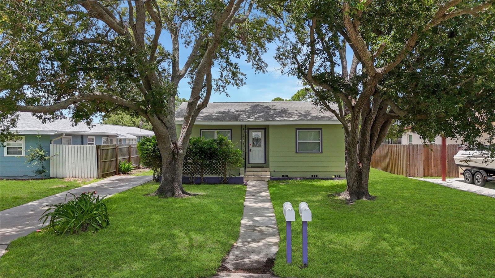 Welcome to this adorable 2-bedroom, 1-bath home in the highly desirable Stetson area of Gulfport, Florida! This move-in-ready gem features gleaming hardwood floors, a bright and open floor plan, and timeless character throughout. Situated on a well-maintained lot, the property boasts two outdoor living spaces perfect for relaxing, entertaining, or enjoying the Gulfport breeze. Bonus alert! A detached 1-bedroom, 1-bath in-law suite offers flexible living arrangements—ideal for guests, multi-generational living, or generating extra income. This home has a solid rental history. Property also has a 8 x 12 storage room, with it's own entrance, attached to in-law suite and an indoor laundry room that is accessible to both the primary home and in-law suite. Located in Flood Zone X (no flood insurance required), this is a rare opportunity in a prime location—just minutes from downtown Gulfport, the marina, and the beaches. Whether you’re looking for a smart investment, a cozy Gulfport retreat, or both, this one checks all the boxes!