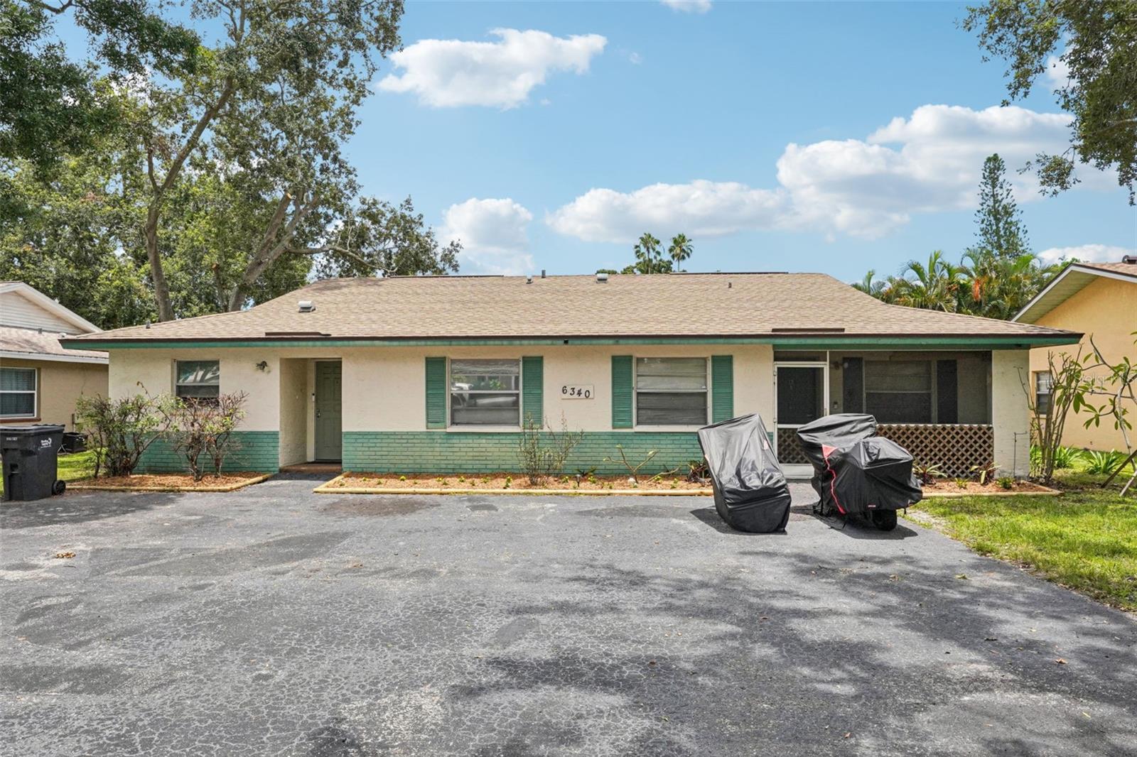 Cash-Cow Duplex in Prime Location – Major Upside Potential! This fully rented turn-key duplex is a true cash-cow opportunity located in a high-demand, sought-after area. The property features two separately metered units: a spacious 2-bedroom, 2-bath unit and a well-maintained 2-bedroom, 1-bath unit. Both are currently occupied by reliable tenants, generating immediate income with minimal owner involvement. Rents are currently below market, offering significant upside to the CAP rate with future increases. Utilities are separately metered, keeping expenses low and management simple. Property sits high and dry! No flood insurance required. The property boasts ample parking for tenants, further enhancing desirability and tenant satisfaction.
Whether you're a seasoned investor looking to expand your portfolio or seeking a low-maintenance, high-yield asset in a thriving rental market, this income-producing property is a smart and strategic investment. Don’t miss this rare chance to own a high-performing duplex with major upside in an unbeatable location!