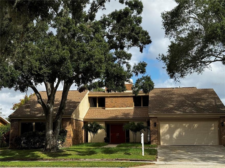 VACATION WHERE YOU LIVE… UNIQUE RARE OPPORTUNITY to own this beautiful single family home on one of East Lake Woodlands Championship Golf Courses. Located on the South Course, 8TH TEE/FAIRWAY, relax and enjoy the golf course views with stunning sunrises and sunsets. Three sets of sliding doors lead to a spacious patio with pool, features water views with nature in their natural habitat. Soaring Wood Burning Fireplace to enjoy during cool nights. The kitchen, breakfast bar, dining room, and spacious family room open floor plan is great for entertaining. Lots of storage, kitchen pantry, double closets in the main bedroom. Linen closet, Storage closet with enclosed laundry area. Upgrades include, Kitchen w/stone countertops, wood cabinets. Large tile floors and newer carpet(1yr), AC/Heat replaced 10/2024. New Hurricane Windows in 2022. ALL APPLIANCES INCLUDED, SS refrigerator, stove, dishwasher, microwave, washer and dryer. Welcoming you home to beautiful East Lake Woodlands. This gated community is home to Ardea Country Club, a Private Membership Club with 2 Championship Golf Courses, 12 Clay Tennis Courts, 13 Pickleball Courts, 2 Heated Pools, State-of-the-art Fitness Facility, Event Spaces and a Restaurant and Bar on site. Membership is optional, fees apply. For more information on East Lake Woodlands and surrounding areas click on the link. Nearby your gated community you'll find both the Tampa (TPA) and Clearwater-St. Petersburg (PIE) International Airports, as well as beaches, dining, arts & entertainment, healthcare, top rated schools, employment, religious and recreational options. VACATION WHERE YOU LIVE!