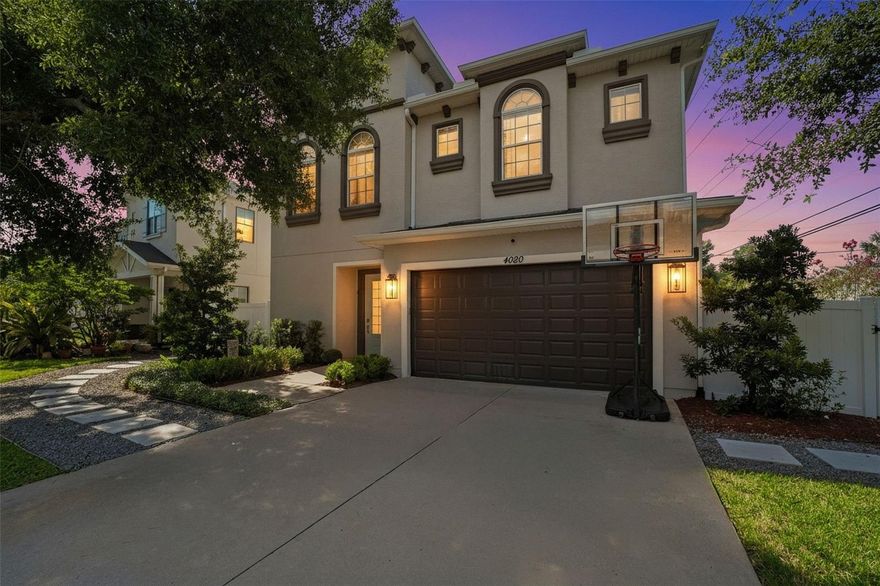 Welcome to this beautifully designed 4-bedroom, 3.5-bath home in the heart of South Tampa’s beloved Plant–Coleman–Mabry district. Wiith quality finishes and timeless style, this residence combines everyday comfort with thoughtful upgrades that make life here feel easy.
Step inside to soaring 10-foot ceilings, abundant natural light, and oversized bedrooms that give everyone their own space. The heart of the home is a gourmet kitchen that flows seamlessly into the living and dining areas—ideal for both family gatherings and entertaining friends. Upstairs features all bedrooms including a generous owner’s suite with two walk-in closets, dual vanities, a free-standing soaking tub, and walk-in shower. Out back, a private oasis awaits: a Hydrazzo saltwater pool with screen enclosure, travertine pavers, and a full outdoor kitchen with granite countertops. Turf grass keeps the yard low-maintenance and perfect for play. Set on a quiet, walkable street just steps from the new Adum K-8 magnet school, this neighborhood feels like stepping back to a friendlier era. You’ll love the central location with quick access to Hyde Park Village, Bayshore Boulevard, Davis Islands, and Tampa’s best parks and playgrounds. A home that truly balances lifestyle, location, and lasting quality—schedule your private showing today.