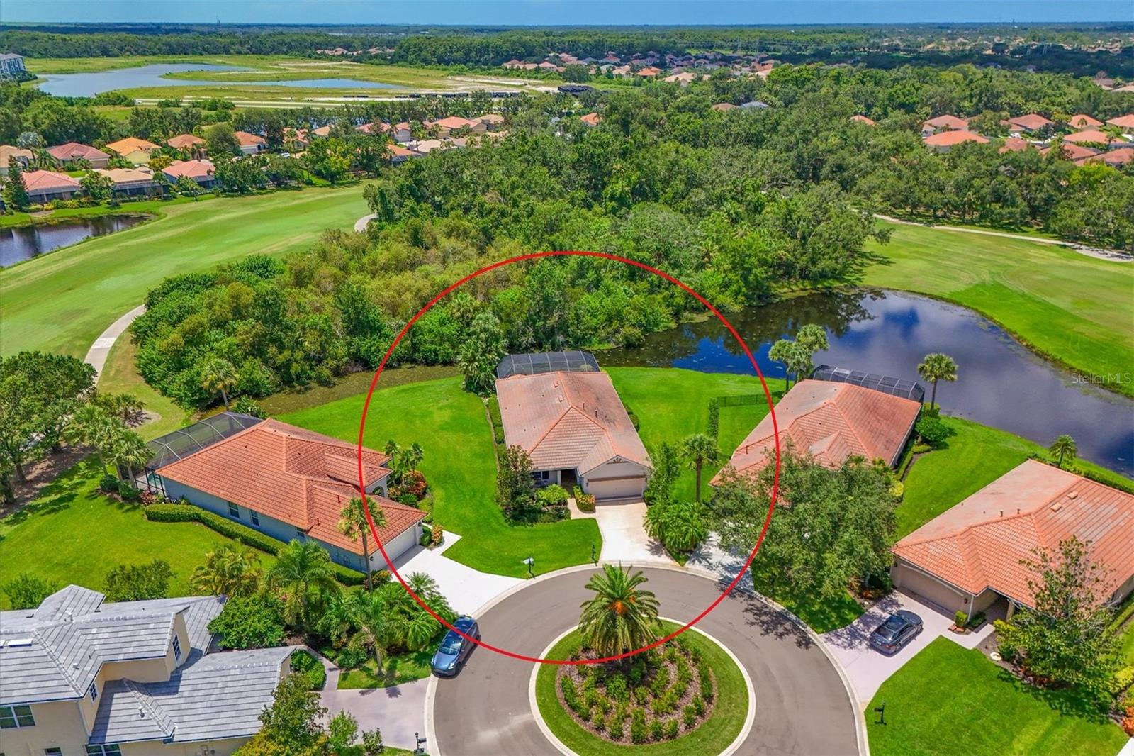 Sitting on one of the largest lots in Waterlefe at the end of a cul-de-sac this Waterlefe Home can be yours! The triple extended and true 3 bedroom, 2 bathroom version of the ever popular Magnolia floorplan has a 2022 HVAC w/warranty from the manufacturer and 2024 Water Heater and offers so many flexible options with an expansive lot so if you have furry friends, the community does allow fencing in a portion of the lot. The location also features southern exposure for long and illuminated winter days on the deck featuring a pool (with new equipment and spa plus a custom outdoor cooking area. Inside you will find new quartz counters, all roll out lower cabinets and pantry shelves, stainless steel appliances, reverse osmosis water filter, crown molding in all living spaces, custom closet in the 2 guest bedrooms and Primary Suite that also includes a Bay Window with seating...perfect for your curious pets or a spot to cozy up with your favorite book. Over 135 feet of waterfront here and views of both the Par 5 6th hole and the challenging par 4 7th yet a very private setting. All thus plus the home is located at Waterlefe Golf and River Club - The areas only Golf & Boating Community! Nothing to do here but bring the golf clubs, swim trunks and your desire to enjoy the #lefelife. More than a neighborhood, Waterlefe Residents have access to many options...centered around the Waterlefe River Club with new updates featuring a Restaurant, Bar, Fitness Center, Meeting Space, Tiki Bar and Jr Olympic Pool - the heartbeat of the neighborhood! Imagine days with friends at daily fitness classes, card games, social functions, book clubs and more - your social calendar is full! Waterlefe is very Pet Friendly as well so bring along the furry friends! Golf Club Membership as well as Marina Slips are available - yet optional - Golf clubhouse is now open and receiving rave reviews from residents and guests. Phenomenal Cable TV, WIFI and Internet INCLUDED in HOA fees.. Come see this golf view beauty in person and you'll know why this will be your new Waterlefe Home - CDD (as an original residence - this home is immune to CDD finance charges) included in taxes amount.