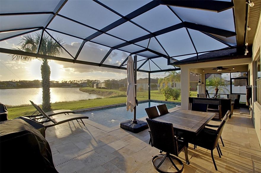 ANNUAL RENTAL-FURNISHED! Discover Cedar Grove at the Woodlands—North Port’s best-kept secret where resort-style amenities seamlessly meet small-town warmth and charm! This exceptional lakefront residence offers 5 bedrooms, 2.5 baths, a heated in-ground pool, and a 2-car garage, beautifully designed living space on a premium water-view lot. This home is ideal for those who value space, comfort, and the Florida lifestyle. The property’s extra parking sets it apart, accommodating guests or bigger vehicles with ease—a rare and sought-after feature. Your screen-enclosed, heated pool offers a private oasis perfect for year-round enjoyment, whether you’re hosting friends for a weekend barbecue or enjoying a quiet sunset swim with family, this backyard sanctuary has it all. Step inside to find soaring ceilings and an abundance of natural light that fills the open-concept living areas. TENANTS IS RESPONSIBLE TO PAY FOR ELECTRICITY, WATER, CABLE, INTERNET, LAWN & POOL CARE AND MUST HAVE TENANT'S INSURANCE. *** Tenant Application Requirement: Each adult tenant must submit an online application and pay a $49.99 non-refundable fee for the background and credit check.