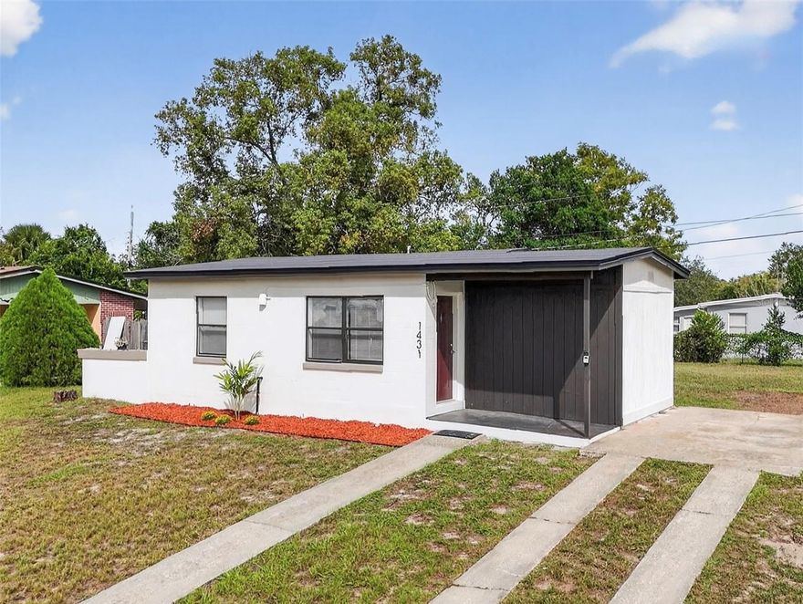 Discover this beautifully updated and tasteful 2 bedroom, 1 bathroom bungalow in the heart of Deltona! With a brand-new roof (2025), newer central AC system, newer hot water heater (2019) and fresh paint inside and out, this home is truly move-in ready. The stylish kitchen features new slim shaker soft-close cabinets with Carrera quartz countertops, complete with tile backsplash to the ceiling along with modern fixtures and brand new appliances. Tile floors throughout and new LVP add comfort and charm. The updated bathroom offers and stand-up shower with porcelain tile, new vanity and brand new toilet. A dedicated laundry room with hookups makes daily living easy. Close to I-4, groceries, and shopping—this home is perfect for downsizing, first-time buyers, or investors. Don’t wait—schedule your tour today!