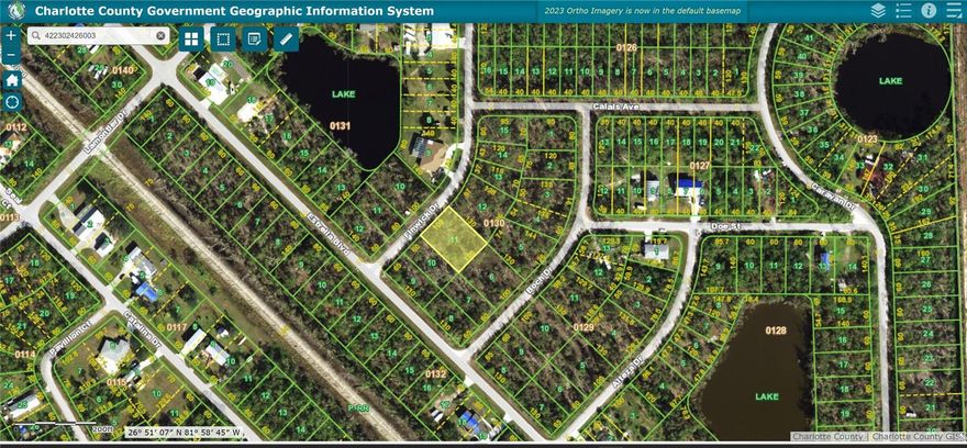 Oversize lot in Tropical Gulf Acres, a quiet community with no HOA. Adjacent lot is also for sale too, 12268 Finwick Dr.