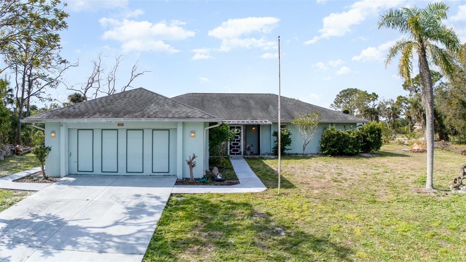 Motivated Sellers!
This exceptional one-acre waterfront property sits on a coveted tip lot with over 400 feet of waterfrontage, offering breathtaking panoramic views and direct access to the Gulf of Mexico. From nearly every angle, you can enjoy serene, expansive water vistas that make this property truly one of a kind.
A highlight of the home is the oversized 11 ft by 38 ft lanai, the perfect setting for morning coffee, evening cocktails, or entertaining while overlooking tranquil waters.
While the home itself offers an excellent opportunity for updates, its solid construction provides a strong foundation for transformation. With vision and creativity, this property becomes the perfect canvas for a custom dream home. Whether you are seeking a private waterfront retreat or a prime investment opportunity, this is a hidden gem waiting to be restored to its full potential.
The location is unmatched. With direct Gulf access, enjoy sunset cruises, world-class fishing, and the best of coastal living—all from your backyard. The generous lot provides ample room for outdoor living, lush landscaping, or even future expansions.
Conveniently located near shopping, dining, and recreational activities, this property is just minutes from Charlotte Sports Park, home of the Tampa Bay Rays training facility, and less than 30 minutes to the stunning beaches of Manasota Key.
Don’t miss the chance to own this rare waterfront property offering both incredible views and unlimited potential.