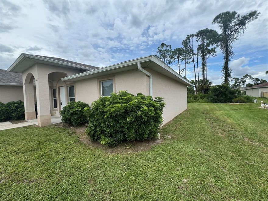 3 bedroom, 2 bathroom ready for move in! Newly renovated throughout. Freshly painted, new flooring, new blinds, electric garage door opener with battery back up. All new appliances. Washer dryer hook up only. Master bath complete with dual vanities and a walk in tile shower. Enjoy your large screened in lanai and tranquil backyard. Conveniently located off of E Price Blvd for peace and quiet & an easy commute. Property is on well, so no water bill.