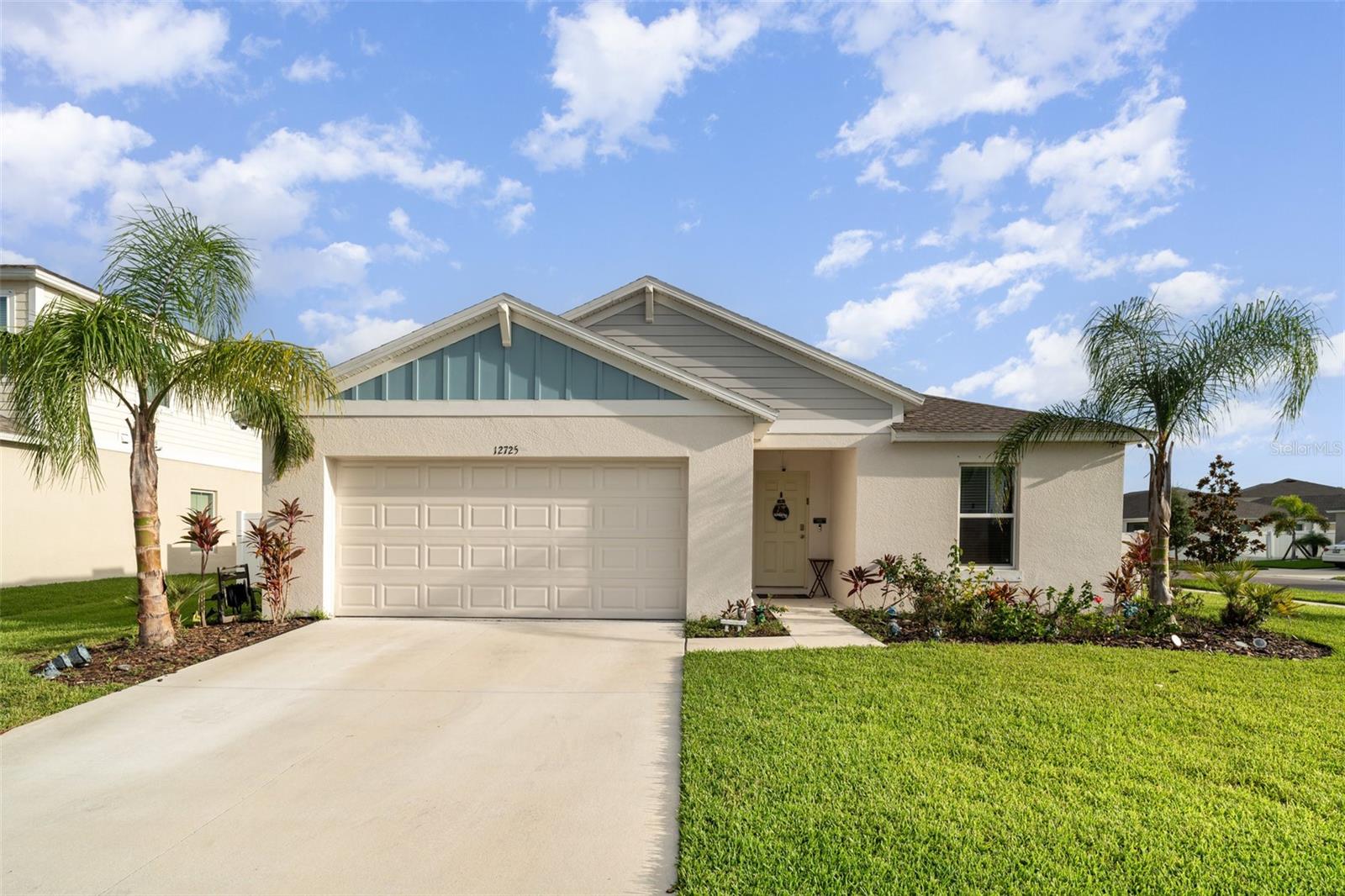 Welcome to this exceptional, mint-condition family home located on a prime corner lot in the highly sought-after community of Riverview, FL. Built in 2022, this spacious 4-bedroom, 2-bathroom residence offers 1,842 sq ft of heated living space. The expansive 9,163 sq ft lot provides a massive, fenced backyard, presenting a perfect canvas for your dream outdoor oasis, whether you envision a sparkling swimming pool or a lush, custom-designed landscape. Step inside to a home meticulously maintained with thoughtful upgrades like a water softener system, ensuring softer skin and hair and protecting your appliances. The interior boasts a primary bedroom on the main floor and walk-in closets for comfort.. The modern kitchen is equipped with essential appliances and solid surface counters. Residents of this desirable community enjoy a resort-style pool, fitness center, tennis courts, basketball courts, parks, and playgrounds. The home's location provides a peaceful suburban lifestyle with convenient access to major city amenities in Tampa, less than 20 minutes from downtown, and is zoned for top-rated schools: Warren Hope Dawson Elementary, Barrington Middle, and Jule F Sumner High