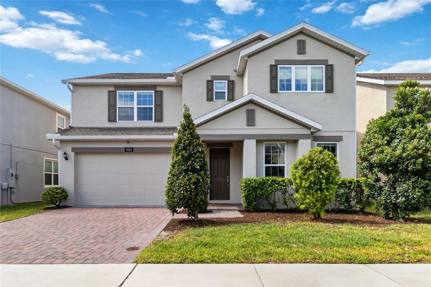 Luxury meets modern innovation in this spectacular 3,166 sq. ft. estate! Featuring 4 large size bedrooms and 3 full bathrooms, with a dedicated office space/option room, a large family loft up stairs and an oversized 3 car garage. From the moment you enter, the open floor plan reveals premium builder-upgraded flooring on the first floor and upgraded carpet upstairs, creating an atmosphere of sophistication. The chef’s dream gourmet kitchen with upgraded double ovens is a true centerpiece, featuring a stunning waterfall edge island, upgraded stainless steel appliances. Additionally, the home features a built-in water filtration system throughout the entire home.
Experience ultimate comfort and technology with custom blackout shades installed throughout the home and a pre-wiring in the loft for a home theater, ready for your next movie night. Peace of mind comes standard with a fully installed security system.
The backyard is a private sanctuary overlooking a serene spectacular water view. Dive into the luxury of a fantastic custom large 15 by 29 feet saltwater pool, featuring smart technology that allows you to control settings of your bubblers and pool lighting directly from your phone via Wi-Fi. Whether you’re entertaining or escaping the everyday, this home offers an unparalleled lifestyle of convenience and elegance. Schedule your private showing today!