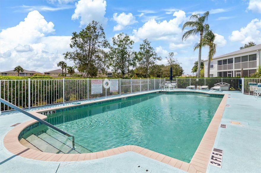 SUNNY, TURNKEY 55+ CONDO WITH VAULTED CEILINGS & NEW 2024 ROOF!

Enjoy easy Florida living in this bright second-floor 2-bedroom, 2-bath condo located in the well-maintained CocoPlum community in North Port. Vaulted ceilings and an open great-room layout create a spacious feel, while the private screened lanai is the perfect spot for morning coffee or relaxing at sunset.

The smart split-bedroom floor plan offers privacy for guests, with the generous primary suite featuring a walk-in closet and en-suite bath. The kitchen includes a convenient breakfast bar, abundant cabinetry, and all appliances.

This condo is being sold turnkey furnished, making it easy to move right in and start enjoying the Florida lifestyle.

Major updates provide peace of mind, including a new roof in 2024, A/C replaced in 2020, and newer washer, dryer, water heater, and refrigerator.

CocoPlum is a well-kept, maintenance-free 55+ community located just minutes from shopping, dining, golf courses, I-75, and the beautiful Gulf beaches.

Whether you're looking for a seasonal getaway or full-time Florida living, this move-in ready condo offers comfort, convenience, and exceptional value.