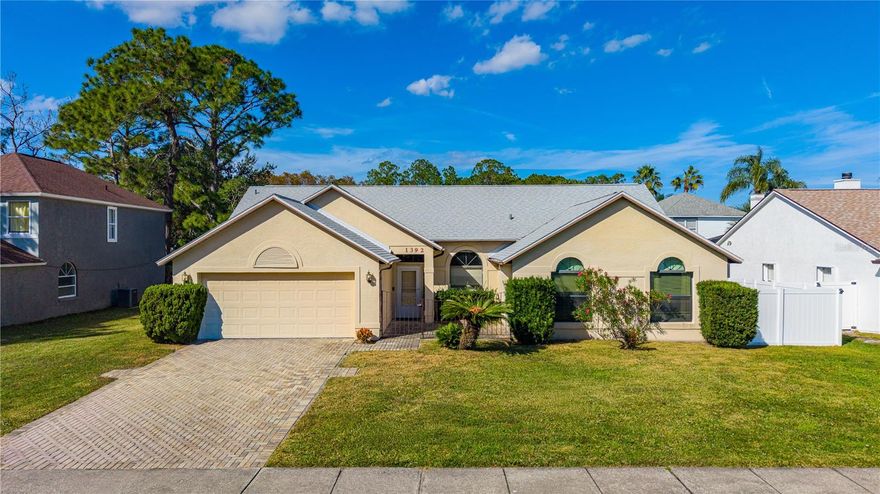 This spacious 4 bedroom, 3 full bath, concrete block home is located in the highly sought-after neighborhood of Windsor Hills in Port Orange, and it NEVER FLOODED! This home has only had one owner and a lot of thought was put into the design. It has an open floor plan concept, in addition to split bedrooms which gives optimal privacy. There is an office or flex room, which could easily be converted into a 5th bedroom if needed. Large screened in back porch. This prime location is only minutes to the Pavilion, hospitals, schools, and yes... the beach!! Roof 2022. AC 2022. Water heater 2022.