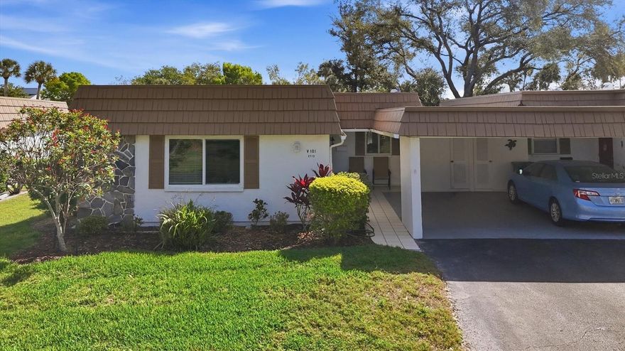 Welcome to Strathmore Riverside-perfectly positioned in the heart of Sarasota, where fun and an active lifestyle meet coastal charm! Step inside this stunning villa, fully remodeled from top to bottom with great attention to detail. The open-concept floor plan has been thoughtfully redesigned to include expanded closet space in the primary suite and a beautifully updated, more spacious bathroom. The kitchen now overlooks the living area with walls removed to create a bright, airy space that’s perfect for both relaxing and entertaining. The many updated features include hurricane impact windows, handsome Brazilian teak wood floors throughout, new 5" baseboards, new interior paint, solid-core doors, skip-troweled ceilings, new door hardware, lighting, receptacles & switches, and crown molding throughout. The kitchen has been completely opened up and features a kitchen island with offsetting color, granite tops, neutral raised-panel cabinetry, and brand-new stainless appliances. Behind the scenes, this villa has been replumbed and new A/C ductwork installed. There is a one-car carport and a large outside laundry room/workshop. The location in this 'Over-55' community of 336 villas is only a very short walk away from the community center with clubhouse, swimming pool, exercise room, and boat docks. This well-run community is 2.5 miles to a Siesta beach access, 4.5 miles to downtown Sarasota, and is conveniently surrounded by walkable restaurants, grocery, and so much more. This location has it all and this villa will absolutely not disappoint. Stop by today.