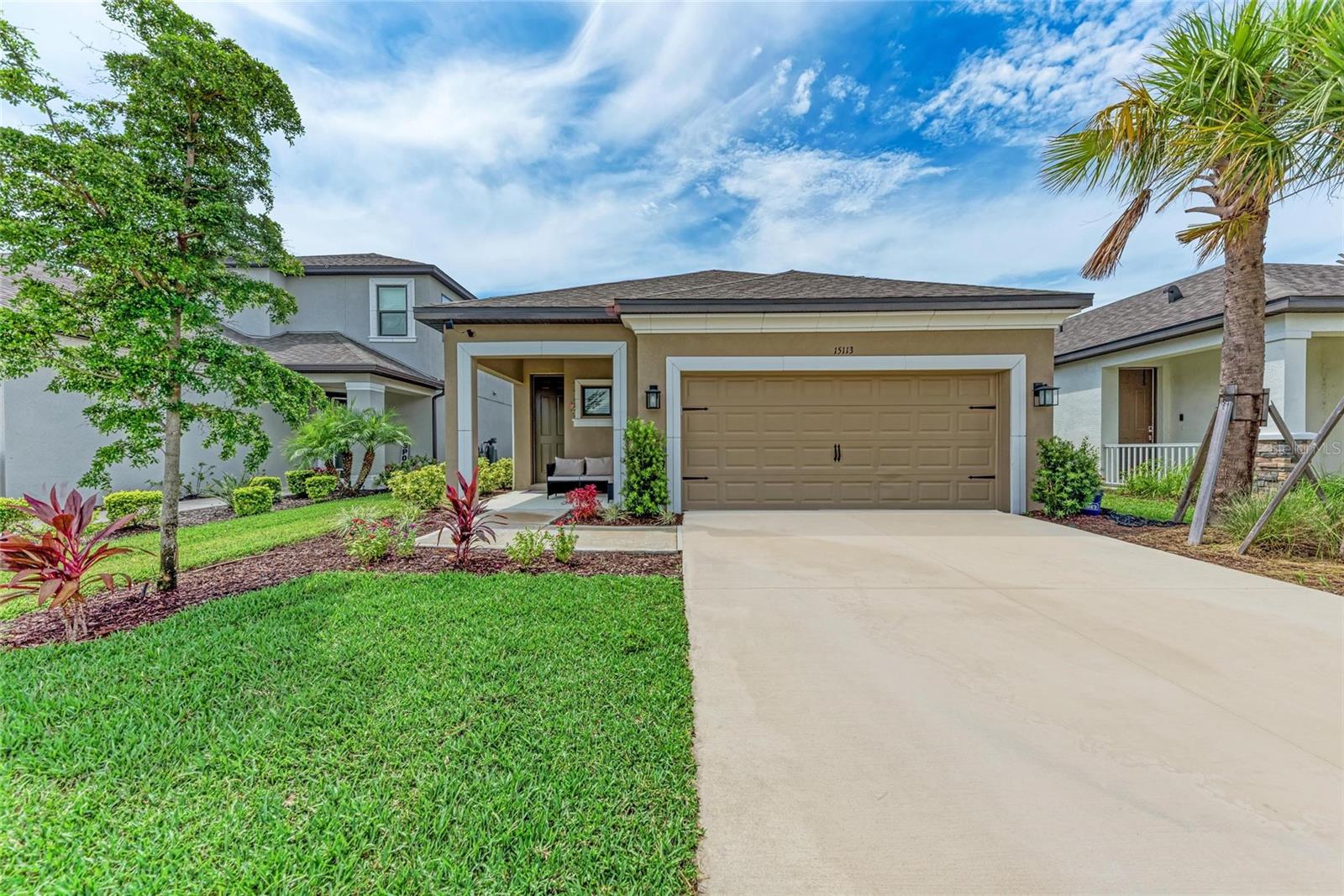 In the heart of Nokomis, discover a home designed for today’s lifestyle with the luxury of tomorrow already built in. Located in Palmero, a gated community completed in August 2025, this residence blends modern construction, thoughtful upgrades, and access to exceptional amenities just minutes from Gulf Coast beaches. Built in December 2023, Taylor Morrison’s St. Vincent model offers 3 bedrooms plus a versatile bonus room with French doors ideal for a home office, media lounge, or guest space. The open floor plan is highlighted by soaring 8’ interior doors, elegant tray ceilings, and walls of windows that invite natural light throughout. A gourmet kitchen with gas range anchors the main living area, while the seamless transition to a screened lanai expands the space for year-round indoor, outdoor living. Upgrades were chosen with long term value in mind, including a 90 AMP prewire for a future pool and spa, EV charging power adapter in the garage, and a flexible floorplan designed for changing needs. Life in Palmero offers more than just a home, it’s a lifestyle. Residents enjoy a heated resort style pool and spa, splash pad. Beyond the gates, the best of Sarasota County is at your doorstep. Drive just 10 minutes to Nokomis and Venice beaches, 20 minutes to Siesta Key, and 25 minutes to downtown Sarasota and St. Armands Circle. University Town Center’s shopping and dining are only 25 minutes away, SRQ International Airport is 30 minutes, and Tampa International Airport can be reached in just over an hour. For those who love exploring the coast, Anna Maria Island is about an hour’s drive, making day trips effortless.
This home offers the rare blend of new construction, thoughtful upgrades, resort amenities, and proximity to world-class destinations, positioning it as one of Palmero’s most desirable opportunities.