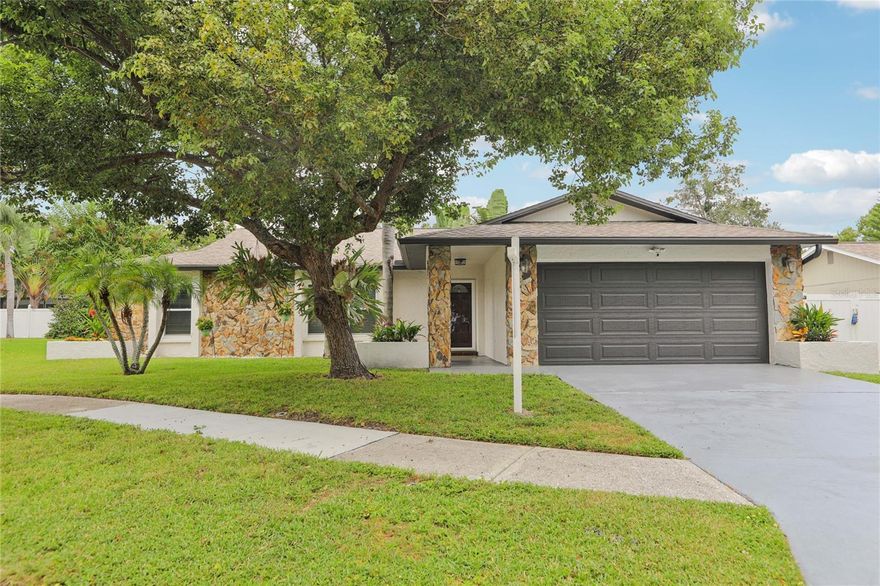 Price Improvement!!  Beautifully Updated Safety Harbor Home with Modern Features

Welcome to this stunningly updated Safety Harbor home. The heart of the home is a brand-new kitchen featuring durable plywood box cabinets with soft-close doors, full-extension drawers, elegant quartz countertops, and an abundance of counter space and storage. Stainless steel appliances complete the space, making it a dream for any home chef.

Step outside to your own private retreat—an expansive paver patio and large saltwater pool, perfect for both relaxing and entertaining guests. The home has been freshly painted inside and out, and includes brand-new (2024) hurricane-impact windows and a hurricane-rated garage door for added safety and peace of mind. New insulation has been installed and brought up to code (R-38), ensuring energy efficiency year-round.

Additional updates include a 2016 roof, 2016 AC, and a new water heater (2023)—giving you confidence in both style and structure.

Ideally located just 3 miles from vibrant Downtown Safety Harbor, you'll enjoy easy access to its charming restaurants, boutique shops, lively street fairs, and year-round community events. Plus, you're only 9 miles from the stunning shores of Honeymoon Island in Dunedin and just 13 miles from the world-famous, sugary sands of Clearwater Beach—making this home perfectly positioned for both everyday convenience and weekend getaways.

Some photos are virtually staged!