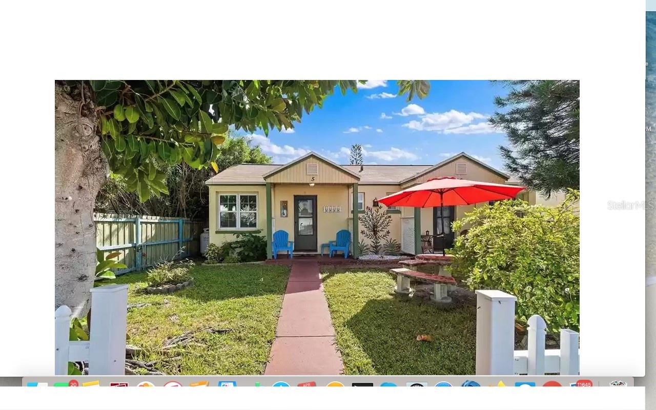 This is a daily rental beach cottage renovated in 2025. Income info is available. HOA fee covers water, cable tv, roof, all exterior maintenance, landscaping and pool. Unit stays rented year-round.