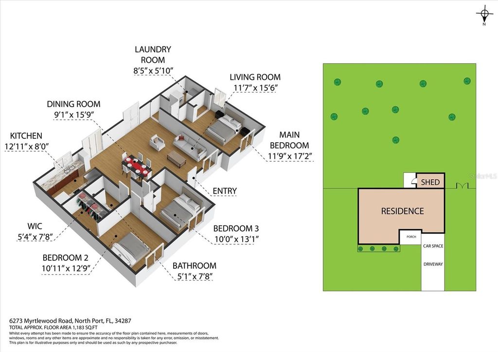 Photo of 6273 Myrtlewood Road, North Port, FL 34287 (MLS # N6141090)