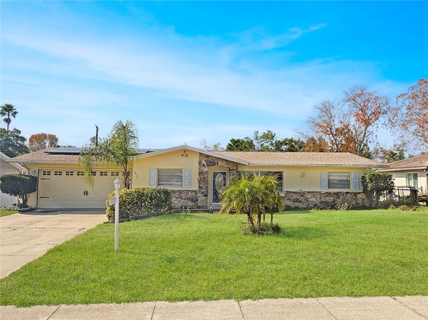 Welcome to 1073 Wilmington Drive, a well-maintained home in the heart of Deltona with NO HOA. This move-in-ready property features a 2017 roof, newer HVAC system, upgraded electrical panel, and generator hookup, offering peace of mind for years to come.

The home has been recently remodeled, including an updated kitchen and bathroom, creating a fresh and modern feel. The functional floor plan offers spacious living areas filled with abundant natural light, along with comfortable bedrooms designed for everyday living.

The kitchen provides ample cabinet space and overlooks the main living area, making it ideal for both daily use and entertaining. The primary suite includes a private bathroom, while the additional bedrooms are generously sized—perfect for family, guests, or a home office.

Step outside to a large backyard with plenty of room for outdoor activities, gardening, and relaxing by the above-ground pool. Leased solar panels are available at approximately $190 per month, helping to significantly reduce electric costs.

Conveniently located near shopping, dining, schools, and major roadways, this home offers easy access to Orlando, Daytona Beach, and surrounding areas.

Schedule your showing today!