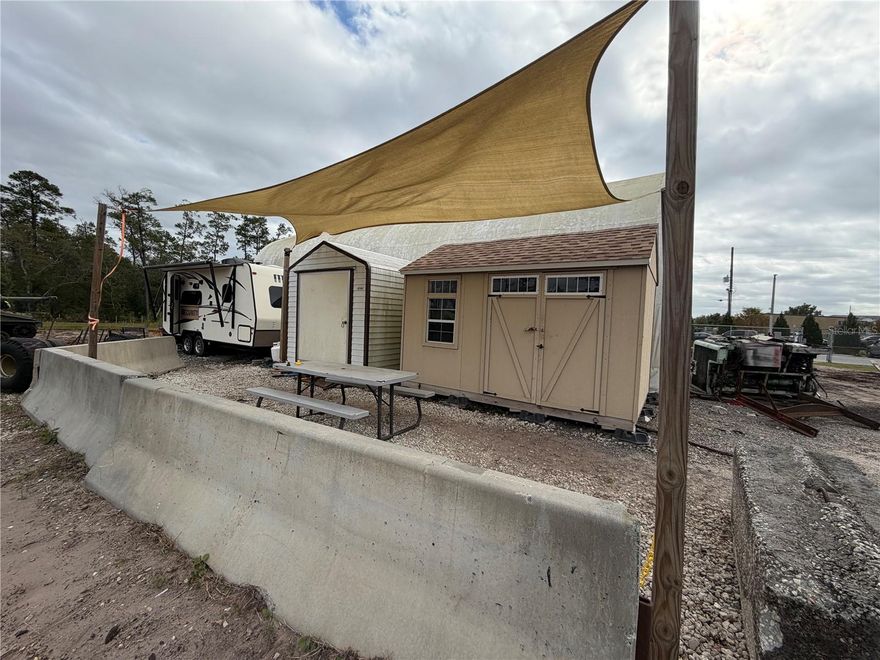 7.5+/- useable acres plus: 1,500 SF office
50 x 50 Coverall Building w/ 12’ clear height, 300-gallon diesel fuel tank
All utilities on-site
Prime NE Orlando Industrial Location Near Metro Area
Ideal for trucking school, truck parking, equipment storage, fleet parking, contractors
Great for 4-wheeling, paintball, ziplining, outdoor adventure companies
Immediate Occupancy