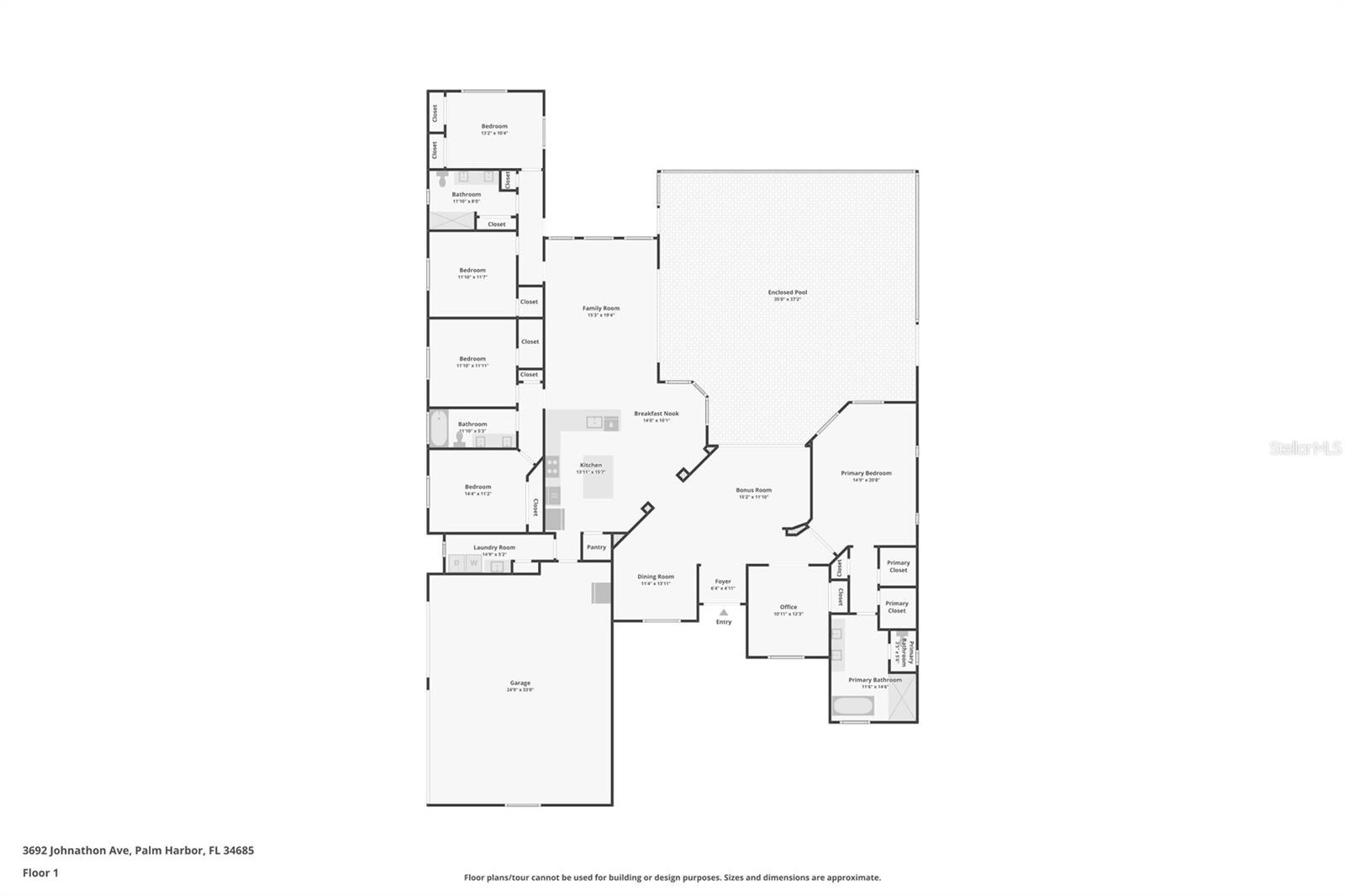 3692 Johnathon Ave, Palm Harbor, FL, 34685, USA, 5 Bedrooms Bedrooms, ,3 BathroomsBathrooms,Residential,Active,3692 Johnathon Ave,TB8520892