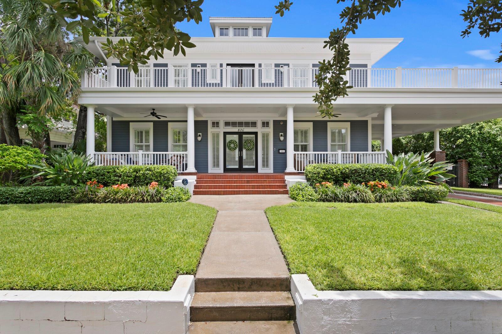 Welcome to 826 S Edison Ave in the prestigious Hyde Park neighborhood of Tampa—a beautifully updated luxury residence just steps from the scenic Bayshore Blvd. Boasting over 5,200 square feet of thoughtfully designed living space, this exquisite home offers five spacious bedrooms, each with an ensuite bathroom, and six and a half bathrooms, providing maximum comfort and privacy. The residence also features a versatile full ADU, ideal for guests or additional income, along with a den, bonus room, loft, and dedicated gym area.
The interior showcases high-end design and craftsmanship, making it perfect for art enthusiasts and those who appreciate refined aesthetics. Rich hardwood floors run throughout the home, complemented by custom closets and built-in cabinetry that maximize storage and organization. The chef’s kitchen, with top-of-the-line appliances and sleek finishes, opens seamlessly to the great room—an ideal setting for entertaining. A cozy fireplace in the formal dining room adds warmth and ambiance.
Set on an oversized lot, the backyard is a true outdoor oasis featuring a stunning pool, outdoor kitchen, full outdoor bathroom, putting green, and covered patio area—perfect for entertaining or relaxing in privacy. Balconies with gorgeous water views provide tranquil outdoor retreats, enhancing the home’s luxurious feel.
Every detail reflects high-end design, with thoughtfully chosen materials, custom millwork, and elegant finishes throughout. The home is equipped with four HVAC units, an instant hot water heater, upgraded ductwork, water softener, and dehumidifier—all recently replaced—ensuring comfort and efficiency. The exterior was completely repainted in 2024, with a new roof and gutters adding to its curb appeal.
Situated on a charming, walkable street, this residence offers a perfect blend of luxury, comfort, and artistic inspiration. The large front porch is an ideal spot for sipping coffee while enjoying one of Hyde Park’s most charming streets. Located just minutes from Tampa’s finest shopping and dining, and zoned for top-rated A schools, including Plant High School, this home truly embodies the best of Tampa living.