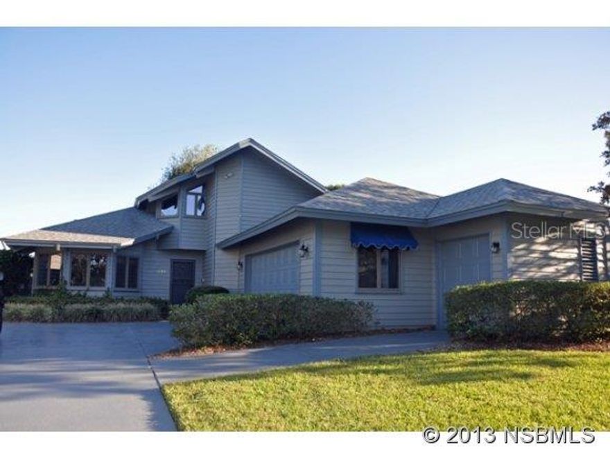 Beautifully updated golf course home!  Prefinished wood floors, vaulted ceilings & Anderson casement windows.  Lots of natural light.  Immaculate condition.  Formal diningroom & breakfast nook.  Spacious kitchen with double ovens & new dishwasher (2013).  Gas fireplace in livingroom.  Library alcove.  First level master suite with whirlpool tub.   Upstairs den, screened balcony & guest bdrm with huge walk-in closet & private bath.  Separate ground floor guest bdrm & bath.  Spacious two-story screened porch.  Slate patio.  Central vacuum.  Two car garage plus golf cart garage.   Great cul-de-sac location with fabulous views overlooking #8 white.  Sold âas isâ.  Inspections welcomed. Quarterly maintenance fee to Meadows of $789 includes cable, common area, lawn care & pest control.  Annual fee to Sugar Mill of $ 450. ;Water: City