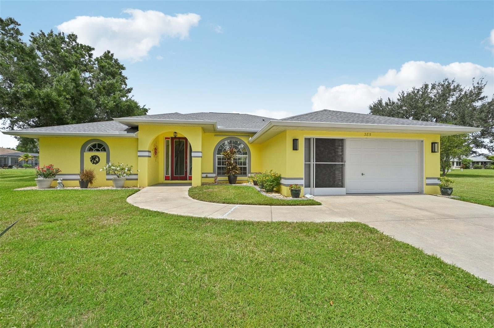 This newly painted three bedroom two bath home sits nestled in a quiet cul-de-sac in the preferred area of Deep Creek. This Home is done from top to bottom. Drop your suitcases and move right in. The roof is four years old, brand new air conditioner with transferable 10 year parts and labor w/ and once a year inspection, brand new water heater and decalcifier. All new outside lights and comes with an invisible dog fence and sprinkler system. It has a two year-old beautiful cat three front door. The master bath has been remodeled and is two years old and the kitchen is five years old built by Cornerstone. You can’t pass this one up.