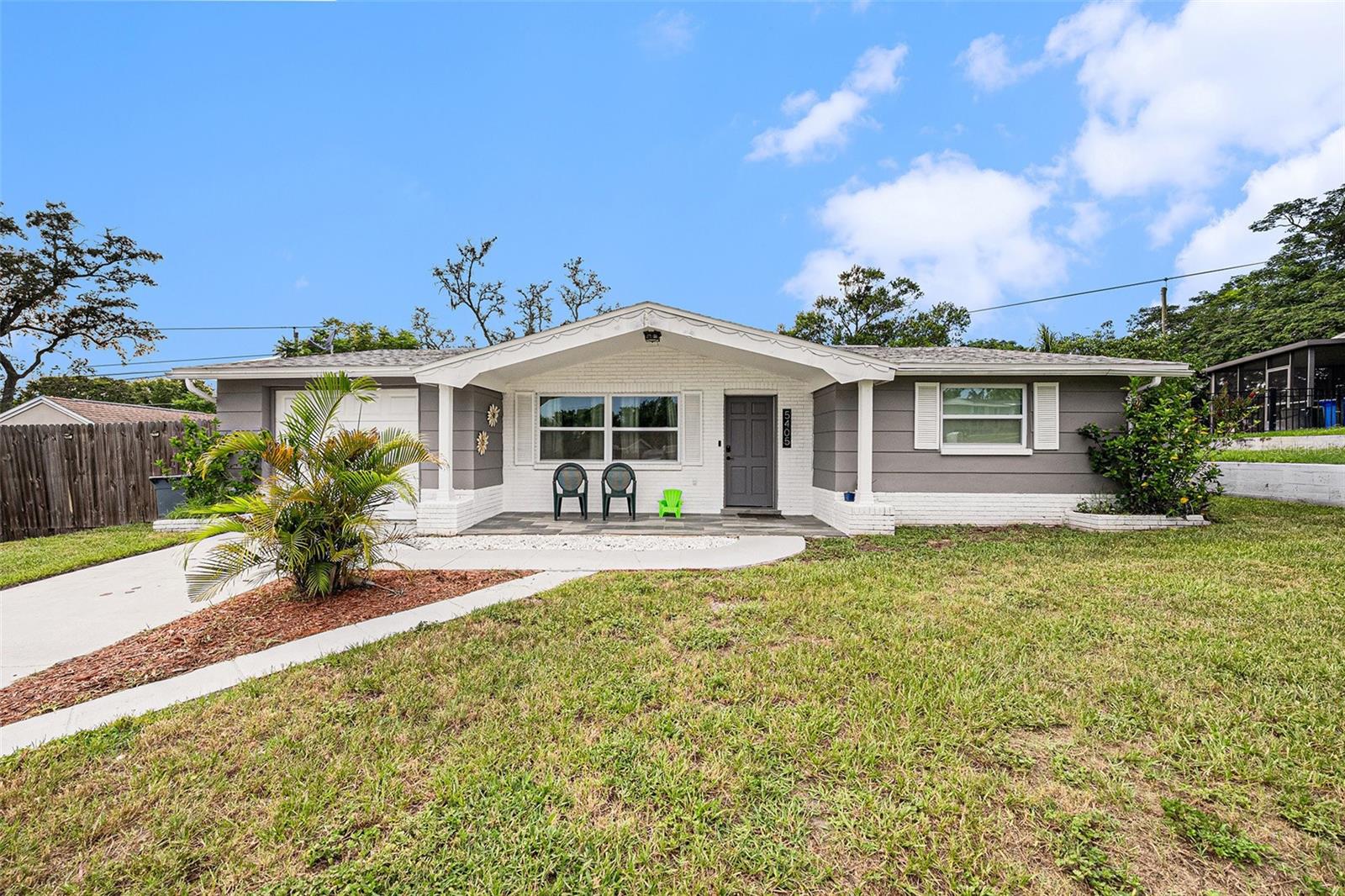 Welcome to 5405 Golden Nugget Drive—a charming and beautiful 3-bedroom, 2-bath home that offers the perfect blend of comfort, style, and convenience. Located in a quiet neighborhood in Holiday, this move-in-ready property is ideal for families, first-time buyers, or anyone looking to enjoy the Florida lifestyle.
Step inside to a bright, open living area filled with natural light and modern finishes. The kitchen features sleek cabinetry, ample counter space, and a layout that opens seamlessly to the dining and living areas—perfect for everyday living or entertaining.
The split-bedroom floor plan provides privacy and space, with a spacious primary suite featuring an en-suite bath, and two additional bedrooms that are perfect for guests, a home office, or growing households. Both bathrooms are tastefully updated with contemporary touches.
Outside, enjoy your own private backyard oasis—ideal for weekend BBQs, pets, or simply relaxing in the sunshine. The home also includes a 1-car garage, newer systems, and thoughtful upgrades throughout for peace of mind.
Conveniently located just minutes from shopping, restaurants, schools, and Florida’s famous Gulf Coast beaches—this is the one you've been waiting for!
Schedule your private tour today and see everything this Holiday haven has to offer!