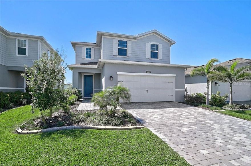 Discover modern living in Avalon Woods at Lakewood Ranch, where style, comfort, and convenience come together in this beautifully designed 2024-built two-story home offering 3 bedrooms, 2.5 baths, and 1,846 square feet of thoughtfully designed space.
Step inside to an inviting open-concept main level where the kitchen, dining, and living areas flow seamlessly—perfect for entertaining or everyday living. The gourmet kitchen features a large island, ample cabinetry, and a walk-in pantry, creating the ideal hub for gathering with family and friends. Just off the living area, enjoy Florida living year-round on your screened lanai overlooking a partially fenced backyard.
Upstairs, a versatile bonus loft provides the perfect space for a second living area, home office, or playroom. The spacious owner’s suite offers a private retreat with dual walk-in closets, and double vanities, while two additional bedrooms and a full bath provide comfort and privacy for guests or family.
Built with modern convenience in mind, this home includes smart features such as a WiFi-enabled garage door opener and an Ecobee thermostat, along with a 2-car garage for added storage.
Located in the highly sought-after Lakewood Ranch area, Avalon Woods offers low fees and a prime location just minutes from top-rated schools, shopping, dining, healthcare, parks, and endless recreation options.
This is your opportunity to own a nearly new home without the wait—schedule your private showing today.