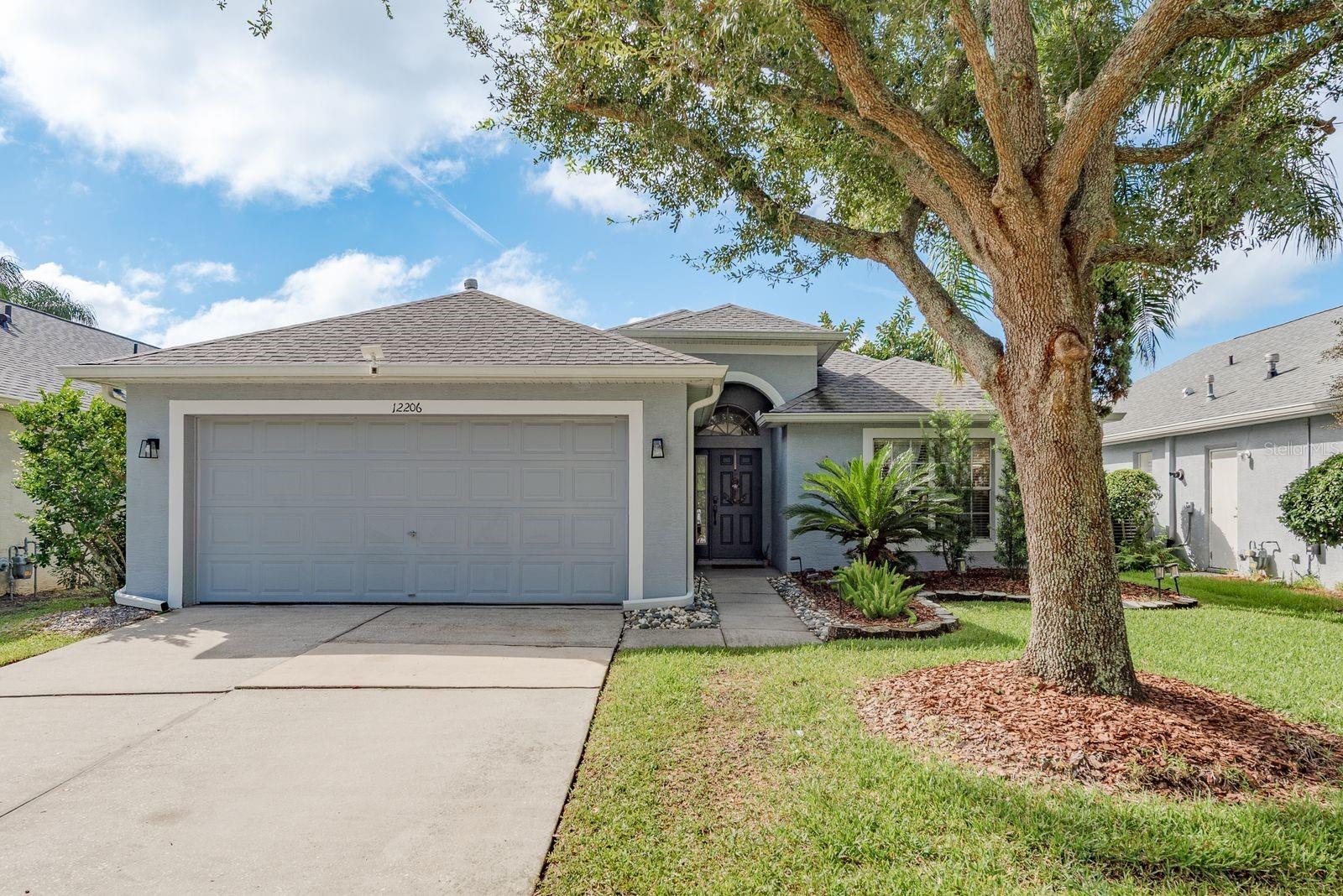 Welcome to this beautifully maintained 3-bedroom + den, 2-bathroom home with a 2-car garage in a gated community of Sheffield - right in the heart of Westchase. With 1,758 square feet of living space, this home feels open and inviting from the moment you walk in. The vaulted ceilings, abundant natural light, and thoughtful layout make it the perfect place for both relaxing and entertaining.
The kitchen has been refreshed with resurfaced cabinets (2021), newer appliances (2020), and easy-to-maintain tile floors. It opens directly to the living and dining areas, making it simple to stay connected while cooking or hosting. French doors off the dining room lead to a screened lanai—great for enjoying Florida weather without the bugs.
The primary suite features a walk-in closet and an ensuite bath with dual vanities, a garden tub, and a walk-in shower. Two additional bedrooms and a den provide flexibility for guests, a home office, or playroom. The updated guest bath (2023) adds a modern touch.
Outside, you’ll find a fully fenced backyard with a patio, screened lanai, and plenty of space for kids, pets, or your next backyard project.
Major updates give peace of mind: roof (2021), HVAC (2023), interior/exterior paint (2020).
And the location?
Sellers say it best: “Great location close to everything Tampa Bay has to offer. Gated community, walking distance to playgrounds, shaded sidewalks, top rated schools—perfect for families with kids."