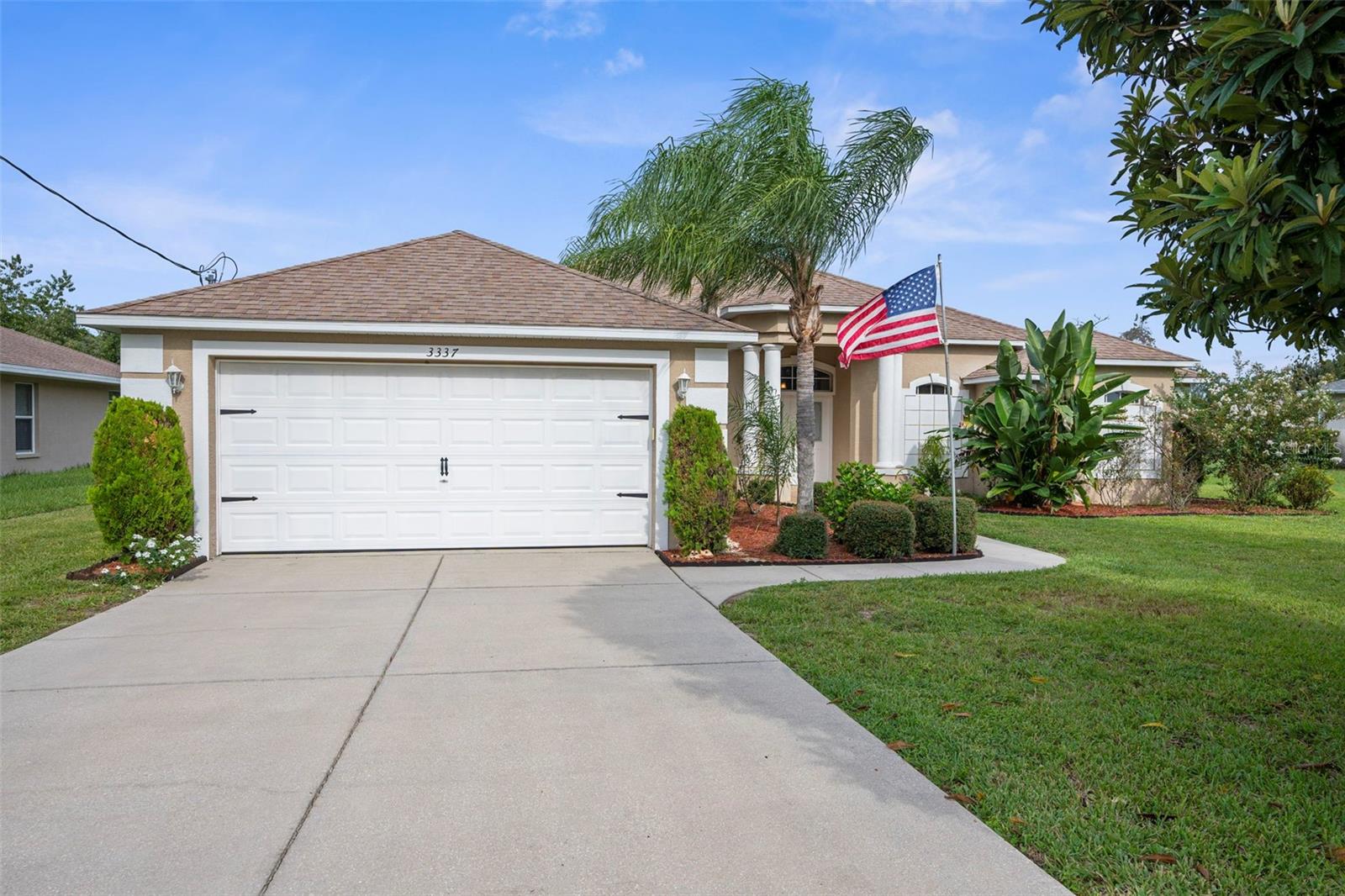 Welcome Home! This well-maintained 2008 custom-built home by Dream Custom Home Builder offers comfort, privacy, and thoughtful details throughout. Featuring 3 bedrooms, 2 bathrooms, and a spacious 2-car garage, this property is perfectly designed for both everyday living and entertaining.
Inside, you’ll love the open and inviting layout with rounded walls, pull-out cabinets in the kitchen, built-in dining room buffet/server with extra storage cabinets, vinyl planking flooring throughout the whole house, trey ceilings, new toilets, brand new marble window sills and plenty of natural light. The primary suite provides a relaxing retreat, while the split floor plan ensures privacy for family or guests.
Step outside to enjoy your own backyard oasis! A paver patio leads to the above-ground pool, perfect for cooling off on warm Florida days. With no build behind and a location on a quiet dead-end street, you’ll enjoy both peace and privacy.
This is more than a house—it’s a home ready for its next chapter.