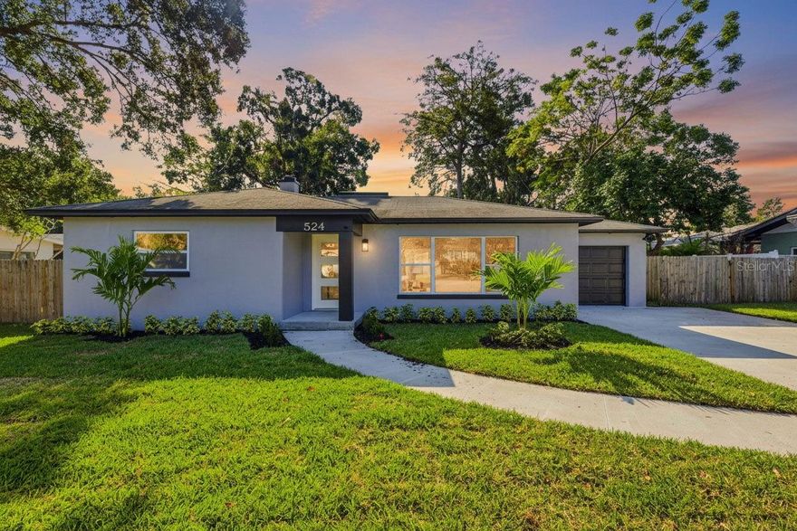 Welcome to your St. Pete escape—where location, space, and upgrades come together effortlessly. Just 10 minutes from the beach and a quick drive to Tropicana Field, Downtown St. Pete, and the Pier, this home puts you right in the heart of everything and NOT IN A FLOOD ZONE. Sitting on over a quarter acre, the yard gives you all the room you need—bring your boat, build a pool, create a garden, or enjoy wide-open space that’s hard to find this close to the coast without being in a flood zone. Inside, you’ll find a 3 bedroom, 2 bathroom layout with a bonus room/office and 1-car garage accompanied by thoughtful upgrades throughout. The home has been updated, cared for, and is truly move-in ready for its next owner! The kitchen, laundry room and primary bathroom feature Taj Mahal countertops offering a high end design as well as carefully selected tile choices, luxury vinyl flooring, and lots of other upgrades. All of the big ticket items are good go to giving you peace of mind knowing this home is turn key ready! Whether you're looking for your first home, a second home near the beach, a stylish upgrade, or a smart long-term investment, this property checks every box. Schedule your tour today