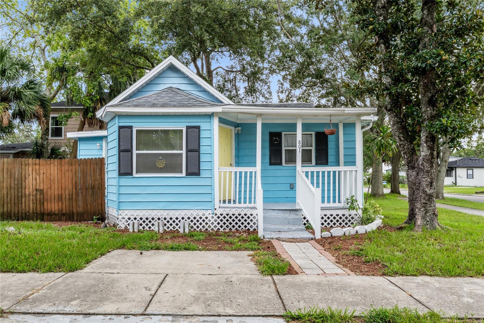 Charming Bungalow in the Heart of Sanford’s Rising Georgetown District
Step into timeless charm just seven blocks from the vibrant Downtown Sanford dining and entertainment scene! This delightful 2-bedroom, 1-bath 1920s-era bungalow is nestled in the up-and-coming Georgetown District an area known for its growing popularity, walkable attractions, and welcoming community vibe.
From the moment you arrive, the home’s powder blue exterior and inviting wraparound front porch to set a cozy tone. Inside, you'll find an airy open-concept great room with stylish grey laminate flooring and a soothing neutral color palette. The renovated kitchen boasts crisp white cabinetry, sleek dovetail granite countertops, and a bright, cheerful atmosphere for everyday living or entertaining.
The full bath features warm walnut-toned cabinetry and a picture frame mirror, adding a touch of classic elegance. Key updates include a newer roof, water heater, and flooring, offering peace of mind for first-time buyers or investors.
Additional perks include an indoor laundry room with washer/dryer hookup and a location that simply can’t be beat, just steps from a city park, Sanford Museum, marina, boat ramp, Lake Monroe, the Riverwalk, and all the charm of eclectic downtown Sanford.
Zoned for highly rated Seminole County schools: Hamilton Elementary, Markham Woods Middle, and Seminole High School.
This is a special opportunity to own a piece of Sanford’s future in one of its most promising neighborhoods.