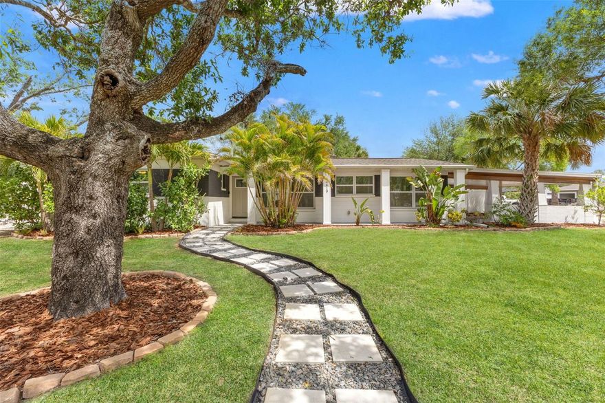 Welcome to 4610 S Shamrock, where style, comfort, and functionality come together in this beautifully remodeled pool home on an oversized corner lot.
This 3-bedroom, 3-bath residence features a bright, open floor plan designed for modern living and effortless entertaining. Natural light pours in throughout the home, highlighting tasteful finishes and a clean, contemporary design. The kitchen is a true centerpiece, showcasing white shaker cabinets, stunning Calacatta quartz countertops, stainless steel appliances, microwave nook, and a wine fridge, perfect for hosting or everyday enjoyment.
A two-car carport with a striking tongue-and-groove ceiling extends to the back lanai, creating a warm, inviting space that enhances the home’s charm and makes outdoor living feel seamless. Each space flows effortlessly into the next, offering an airy atmosphere you’ll love coming home to.
Step outside to your private oasis, where a fully fenced backyard surrounds a sparkling pool. The expansive covered patio, low-maintenance turf, and generous yard space make it ideal for entertaining, relaxing, or soaking up the Florida sunshine year-round.
This home has been thoughtfully updated with major improvements, including a roof replaced in 2018, electrical updated in 2019, newer plumbing and water heater, and a brand-new AC installed in 2024, providing peace of mind for years to come.
Ideally located just minutes from grocery stores, restaurants, and shopping, this home offers the perfect blend of indoor elegance and outdoor lifestyle. Don’t miss your opportunity to make it yours.
Some photos have been virtually staged.