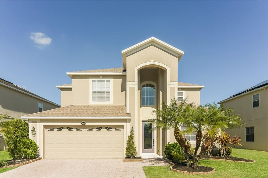 Spacious 5-bedroom, 3-bath, 2-story home featuring fresh exterior paint, re-stucco, and a brand-new roof. Inside, enjoy fresh interior paint, new LVP flooring, new carpet, updated light fixtures, and refreshed bathrooms. The kitchen shines with refaced cabinets and a new dishwasher—move-in ready and beautifully updated throughout.