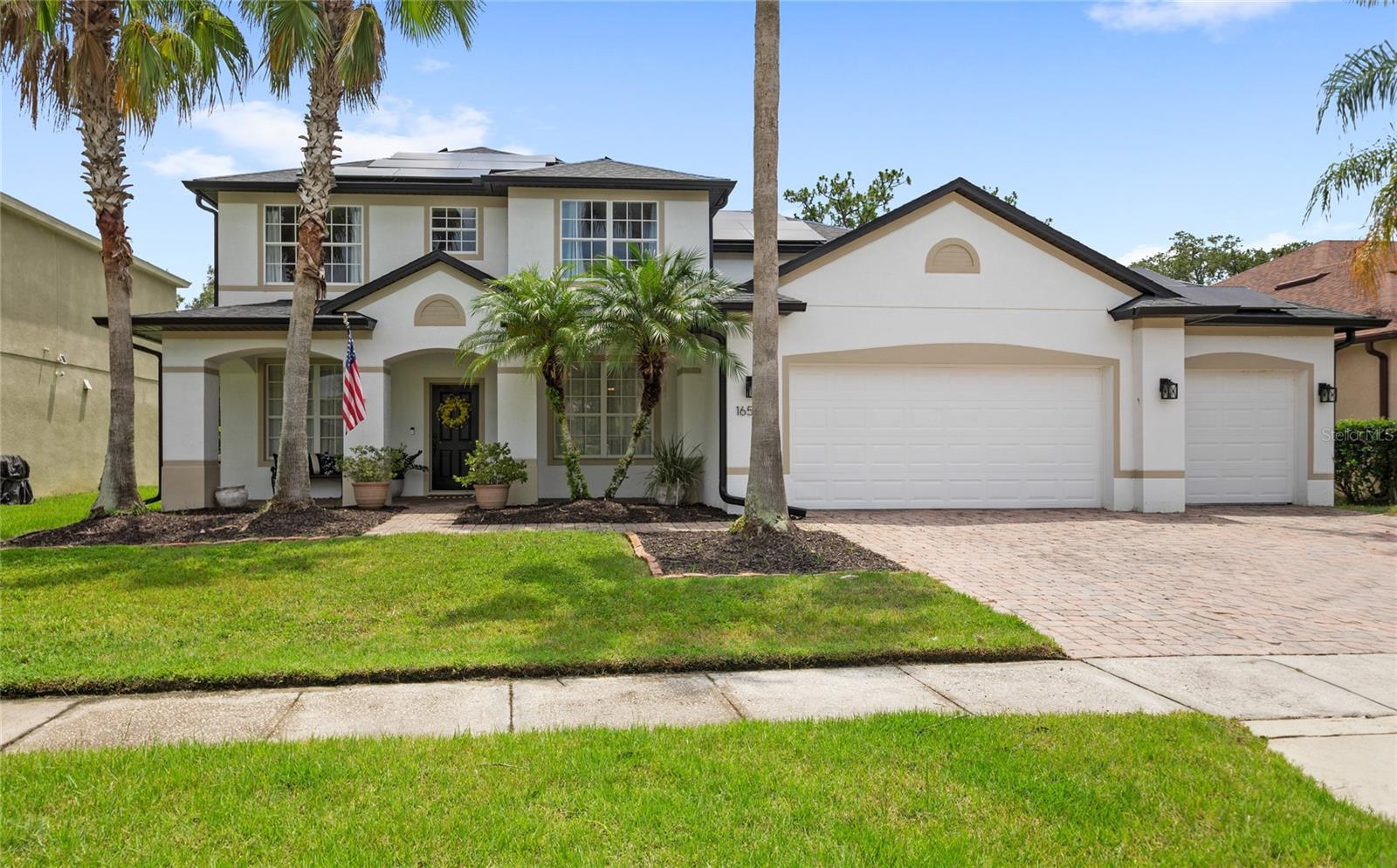 Welcome to 16512 Cedar Run, a beautifully upgraded and energy-efficient home in the gated community of Timber Isle in East Orlando. Offering over 3,000 square feet of living space, this home will check all of your boxes. The home features 4 bedrooms, a loft, and a space for a dedicated home office space. The backyard is incredible with no rear neighbors, a custom-designed pool and spa, a screened-in lanai, and an outdoor kitchen. Inside, you’ll find an open-concept layout with no carpet throughout. The large kitchen features an island, stainless steel appliances, newly added range hood, a new backsplash, an open pantry, and a convenient pass-through butler’s pantry. The kitchen flows seamlessly into the living room and breakfast nook, all overlooking the beautiful pool area through the large sliding glass doors. Downstairs is a guest suite situated next to a full bathroom, also functional as the pool bathroom. Upstairs is the loft, 2 additional guest bedrooms with a full bathroom, and the primary suite. The primary suite welcomes you through French doors to an oversized space with natural light from the windows overlooking the pool. The primary en-suite features split vanities, a large tub and a shower. It also has a large walk-in closet with plenty of storage. One of the standout features of this home is the newer roof, installed in May of 2022 and the PAID OFF solar panel system installed in August of 2023. A 3-car garage and a fully fenced backyard with a privacy fence complete the exterior.
Located just north of Downtown Avalon Park with easy access to Avalon Park Blvd, SR 50, SR 408, and Waterford Lakes, this home offers convenience to top-tier shopping, dining, and entertainment. Enjoy the nearby community parkand benefit from living in a neighborhood served by top-rated schools.
Don’t miss your opportunity to own this move-in-ready home in one of East Orlando’s most desirable gated communities. Schedule your private tour today!