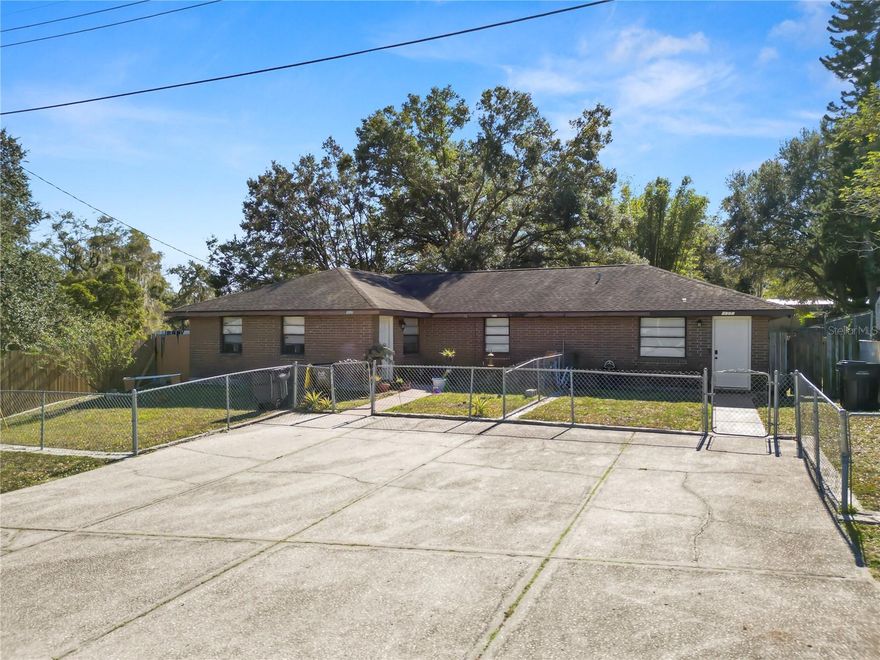 This 2-unit duplex, each offering 2 bedrooms and 1 bathroom, is fully tenant occupied. The units feature tile and/or vinyl flooring, eat-in kitchen space, interior laundry hookups, and a fenced yard. Current rents are $1,050 per month per unit, with one lease in place through 6/30/2026 and the other through 12/31/2026. Electric and water are separately metered. Do not disturb tenants.