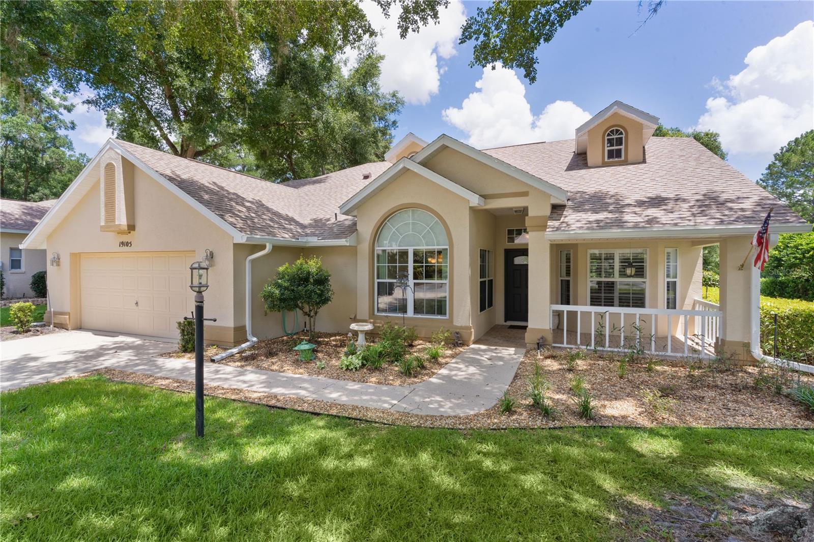 Step into comfort, style, and serenity with your new home in the beautiful community of Rainbow Springs! Nestled in one of the area's most sought-after communities this charming 3-bedroom, 2-bath home offers a spacious 1,797 square feet of living space, packed with features you'll love. One of the standout highlights is the large private pool, enclosed by a screened birdcage and backing up to a retention area—meaning you'll never have rear neighbors! The lanai provides plenty of room for patio furniture, grilling, games, and more. The master suite features a massive bathroom with a newly remodeled Roman-style shower, quartz countertops, and a dual-sink vanity. In the main living area, the oversized, chef-grade kitchen is sure to impress, boasting expansive counter space, a large center island, and ample cabinetry. There's also a cozy dining nook that offers a lovely view of the front garden. The centrally located living room is perfect for relaxing—whether you're lounging on the couch, watching TV, or enjoying a family game night. The two guest bedrooms are situated on one side of the home and share a fully remodeled bathroom as well. This gem of a community is just minutes from all the shopping you need, offers river access, and includes a host of on-site amenities. Don't miss the chance to make this your forever home—schedule your private showing today!