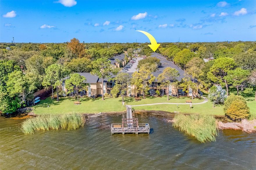 Welcome to Bella Vista, easy Living at its Fines a gated waterfront community on Lake Seminole. This second-floor condo overlooking the pool comes with an assigned parking spot and ample guest parking. Move-in ready, it offers: 3 Bedrooms & 2 Baths: Spacious and well-appointed Private Lanai: Abundant storage options Washer/Dryer in unit. Community Amenities: Bella Vista is divided into two sections, with all residents having access to: 2 Community Pools and Hot Tubs: Perfect for relaxation Fitness Center: Stay active and healthy Canoe and Kayak Storage: For your water adventures Walking Trails: Enjoy scenic strolls Private Dock for Fishing: Cast a line and unwind in the BBQ Area: Ideal for outdoor gatherings Central Mid-County location allows easy commutes to Downtown, Beaches, Tampa and all the shops and Restaurants are just minutes away!