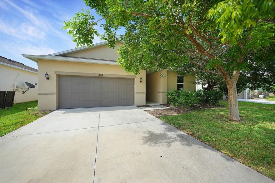 Creekside Beauty! This move in ready home is located in a desirable community known for its charming sidewalks, parks, covered picnic areas, and beautiful bridge entry, all with low HOA fees. The neighborhood offers a welcoming atmosphere and convenient access to everything you need while still maintaining a peaceful residential feel. This true four bedroom home features two full bathrooms and a two car garage with a functional and spacious layout. Inside, you’ll find laminate flooring throughout the main living and wet areas, with comfortable carpet in the generously sized bedrooms. The open kitchen is designed for both everyday living and entertaining, offering stainless steel appliances, a large island, and a pantry for added storage. The kitchen flows seamlessly into the expansive living room and adjoining dining area, creating a bright and open living space. The oversized primary suite provides a relaxing retreat with a large walk-in closet and a private en suite bathroom complete with dual sinks, linen closet, and a walk in shower. The additional bedrooms are well sized and offer flexibility for guests, family, or a home office. Step outside to a spacious lanai that overlooks the backyard perfect for enjoying your morning coffee or relaxing in the Florida sunshine. Conveniently located just minutes from I-75, US 41, shopping, dining, and only 7 minutes to downtown Punta Gorda, this home offers both comfort and accessibility. Call today to schedule your private tour!
