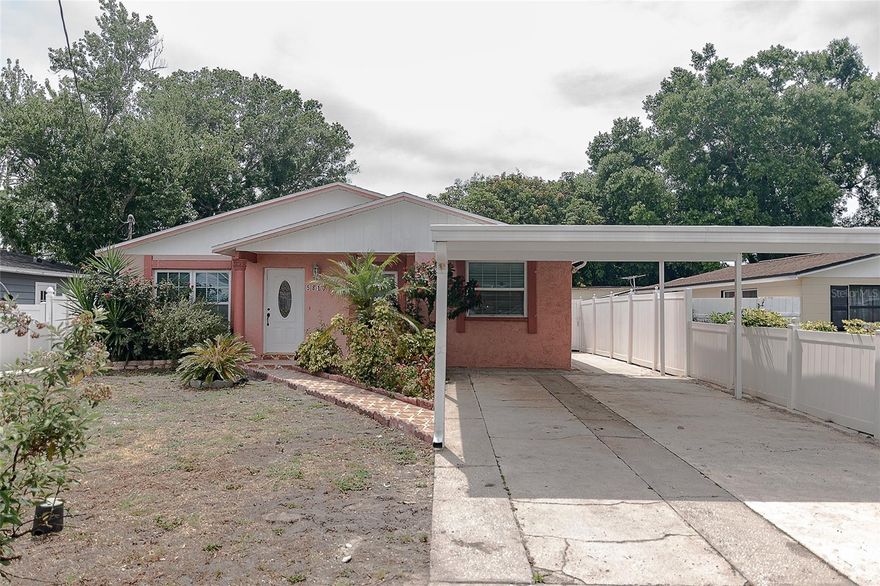 Nestled in the heart of Tampa, this exceptional 3-bedroom, 2-bath residence is situated in a highly coveted location, surrounded by premier shopping centers, hospitals, schools, and major roadways. This home, freshly painted throughout.
Additionally, the property features a carport on the exterior, providing a covered and convenient space for parking, seamlessly complementing the home’s design. Furthermore, at the rear of the property, separated from the main house, there is an independent mother in law suit , and along the right side of the house, there is an additional structure that was formerly used as a daycare, complete with its own kitchen and bathroom, offering versatile possibilities for use.