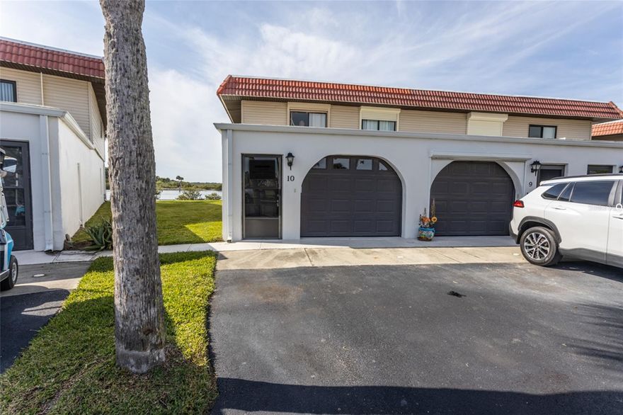 Direct Intracoastal beauty, affordable and a wonderful open floor plan, 2 bedroom, 2 updated baths, one car garage,  with direct water views, screened back patio, sold furnished, HOA includes pool, exterior insurance, ground maintenance, cable and internet, garage is oversized with great storage, Seller is very motivated, come and see this condo today!*****SELLER MOTIVATED, BOOK YOUR SHOWING TODAY!